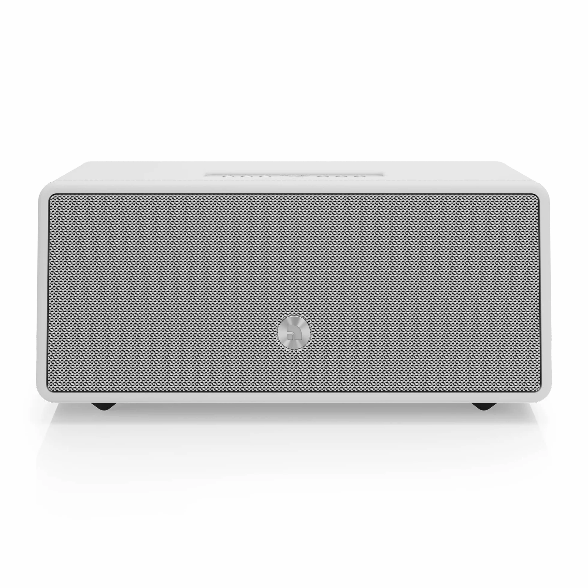 Audio Pro Drumfire-D2 - Enceinte Multiroom Ultra Puissante avec Bluetooth & WiFi - Enceinte Stéréo avec AirPlay 2, Chromecast, Spotify sans Fil - Blanc