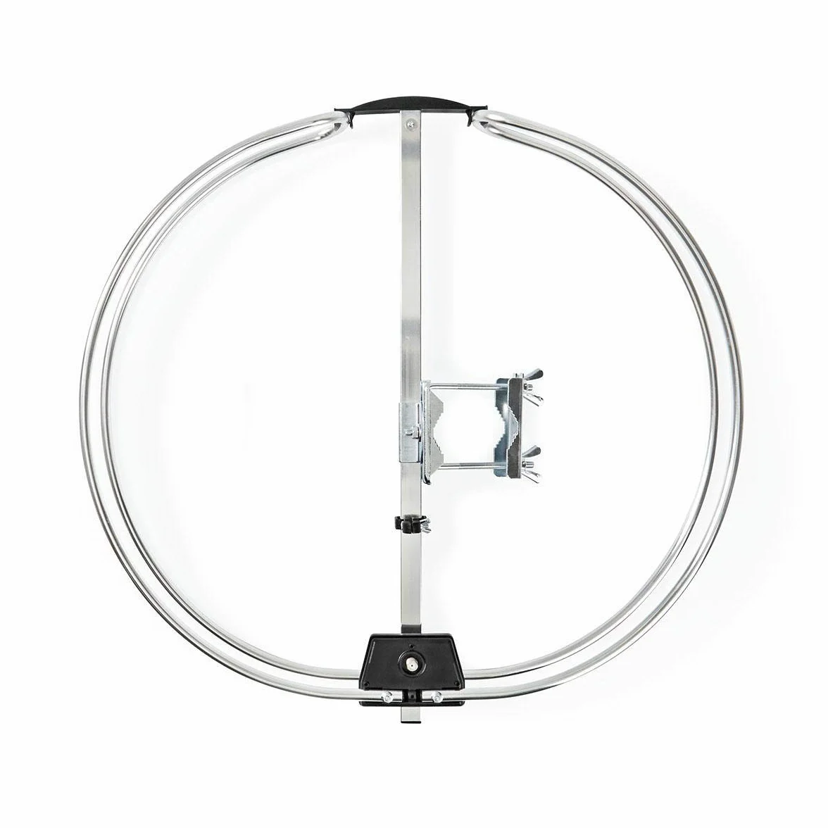 Nedis - Antenne extérieure FM - Amplification max. 4 dB - Plage de fréquence FM : 87.5-108 MHz - Plage de réception 0-15 km - Impédance : 75 Ohm - Système d'encliquetage - Pour l'extérieur - Aluminium