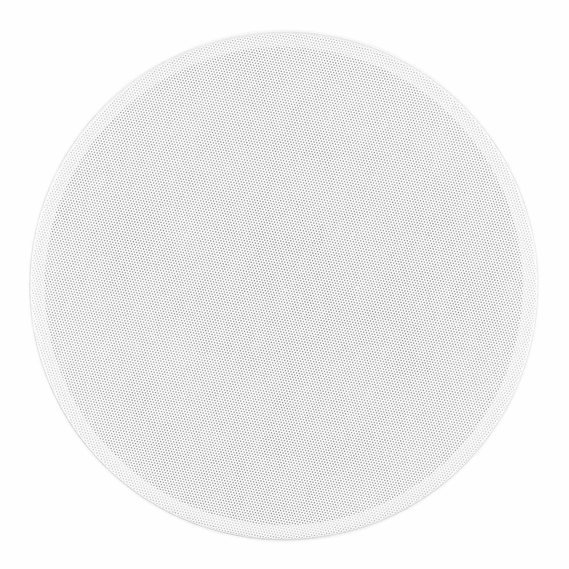 Power Dynamics Powerline B50BSet Amplificateur Mural Stéréo 2x25W Noir avec 2 Enceintes de Plafond 6,5" Blanches, Installation Discrète, Idéale Maison et Pro