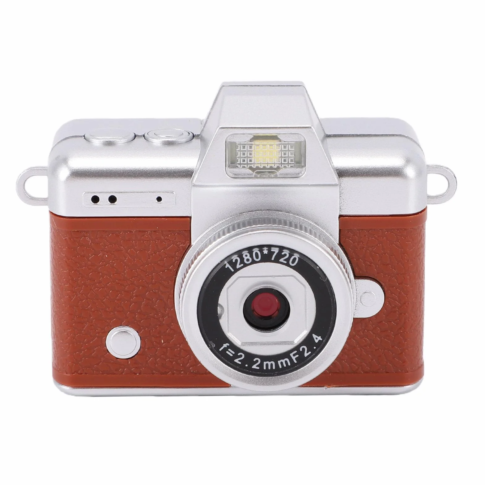Tangxi Caméra Porte-clés, écran LCD Rabattable de 1,47 Pouces 1080P 48MP, Mini Caméscope Numérique Ultra Clair, Lampe de Poche Intégrée, Enregistreur Vidéo Portable pour la Reconn