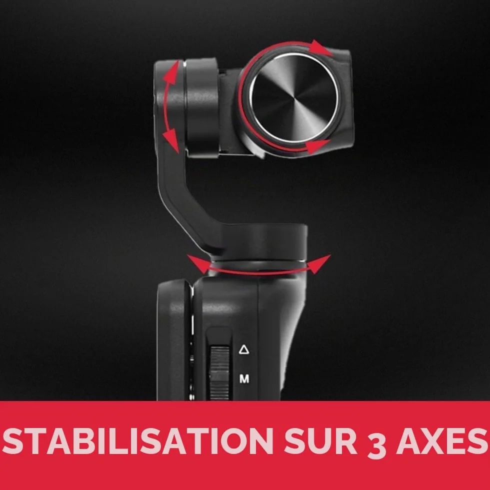 ORDRO M5 Camera Vlog, 4K/60 IPS Camescope, Stabilisation à 3 Axes, Écran Tactile Rotatif 3,5", Suivi Facial, WiFi, Camera Vision Nocturne, Caméscopes Youtube