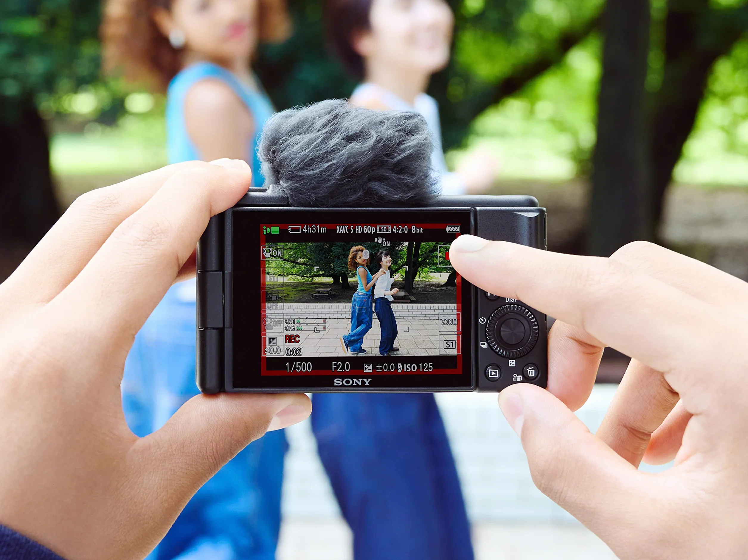 Sony ZV-1F | Appareil Vlog - Appareil photo numérique - écran orientable, vidéos 4K, ralenti, fonctions vlog - Noir