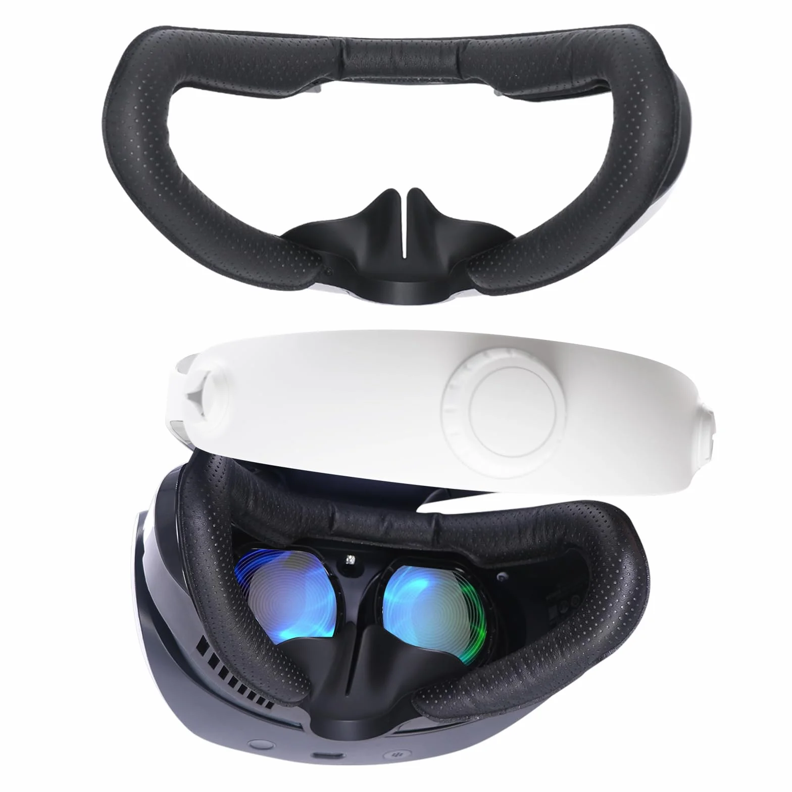 AODELAN Coussinet facial VR pour Playstation VR2 - Cuir respirant - Accessoire protection visage PS-VR2