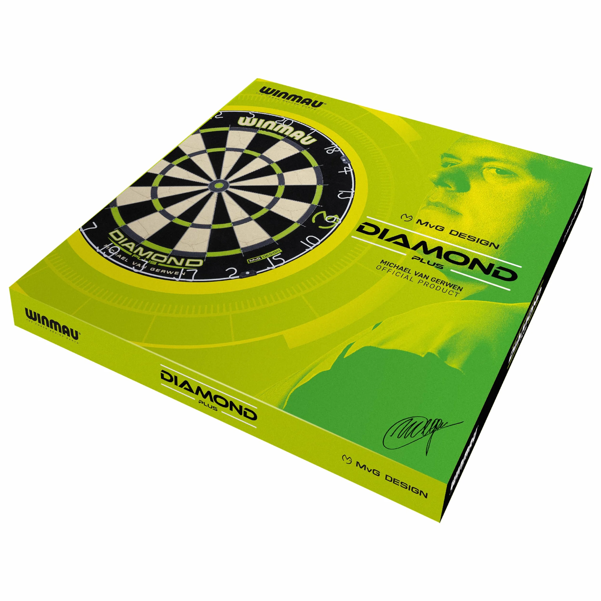 WINMAU Michael Van Gerwen MvG Dart Set with Board and Accessories