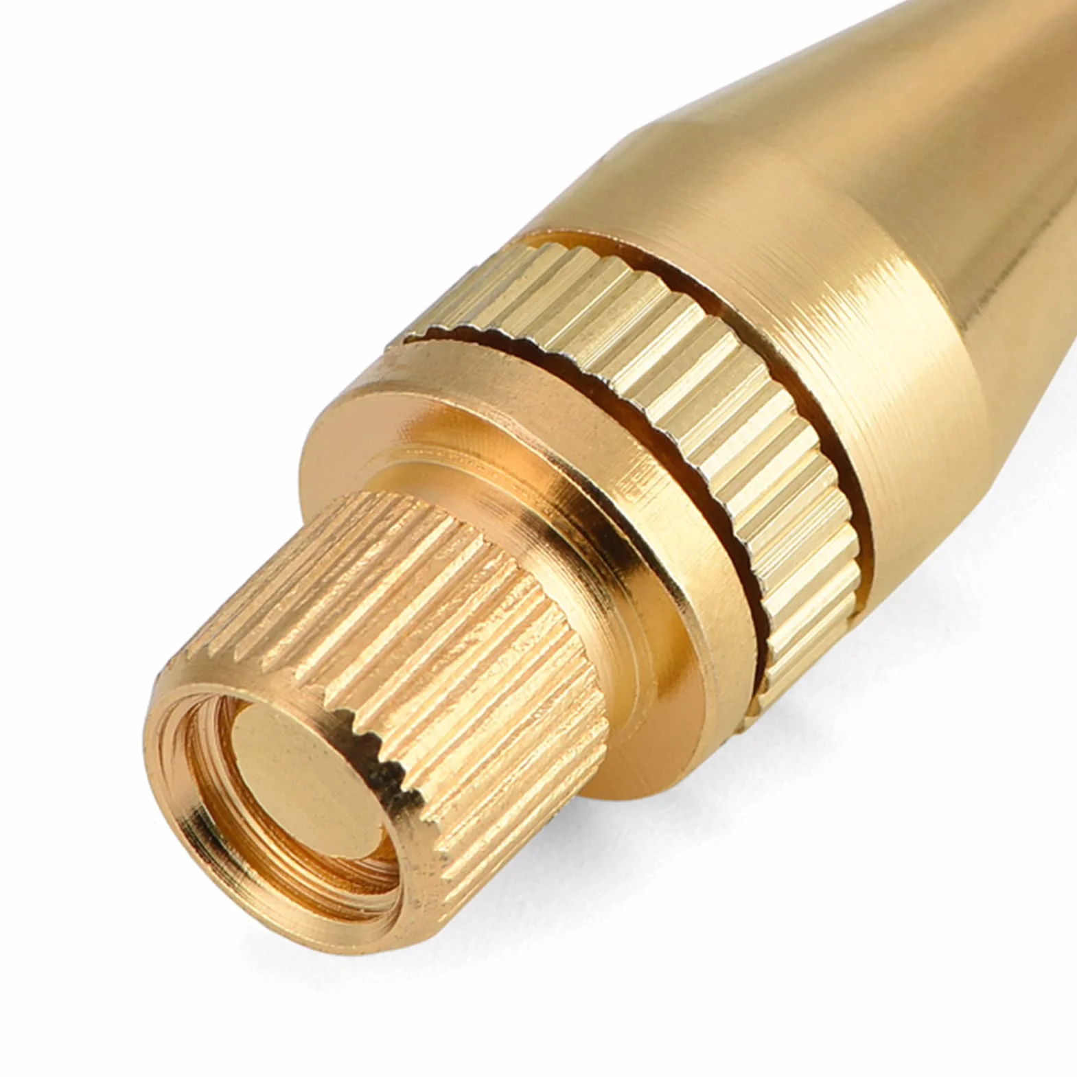 Lot de 8 pointes de haut-parleur en cuivre - Pieds de haut-parleur - Caisson de basses - Amortisseur - Pieds d'isolation - Support de haut-parleur pour appareils Hi-Fi, lecteur CD, platine