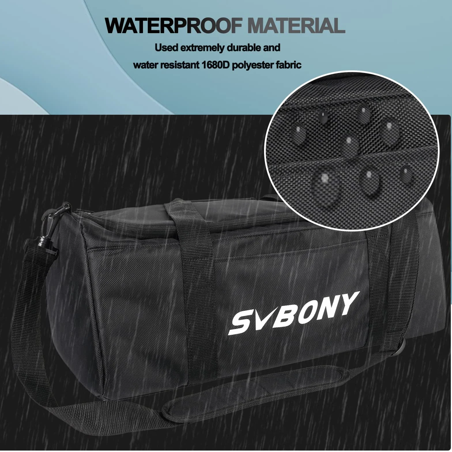 Svbony SV212 Teleskoptasche Gepolsterte Mehrzweck Tragetasche Verstellbarer Schultergurt Tissu Oxford 1680D PVC