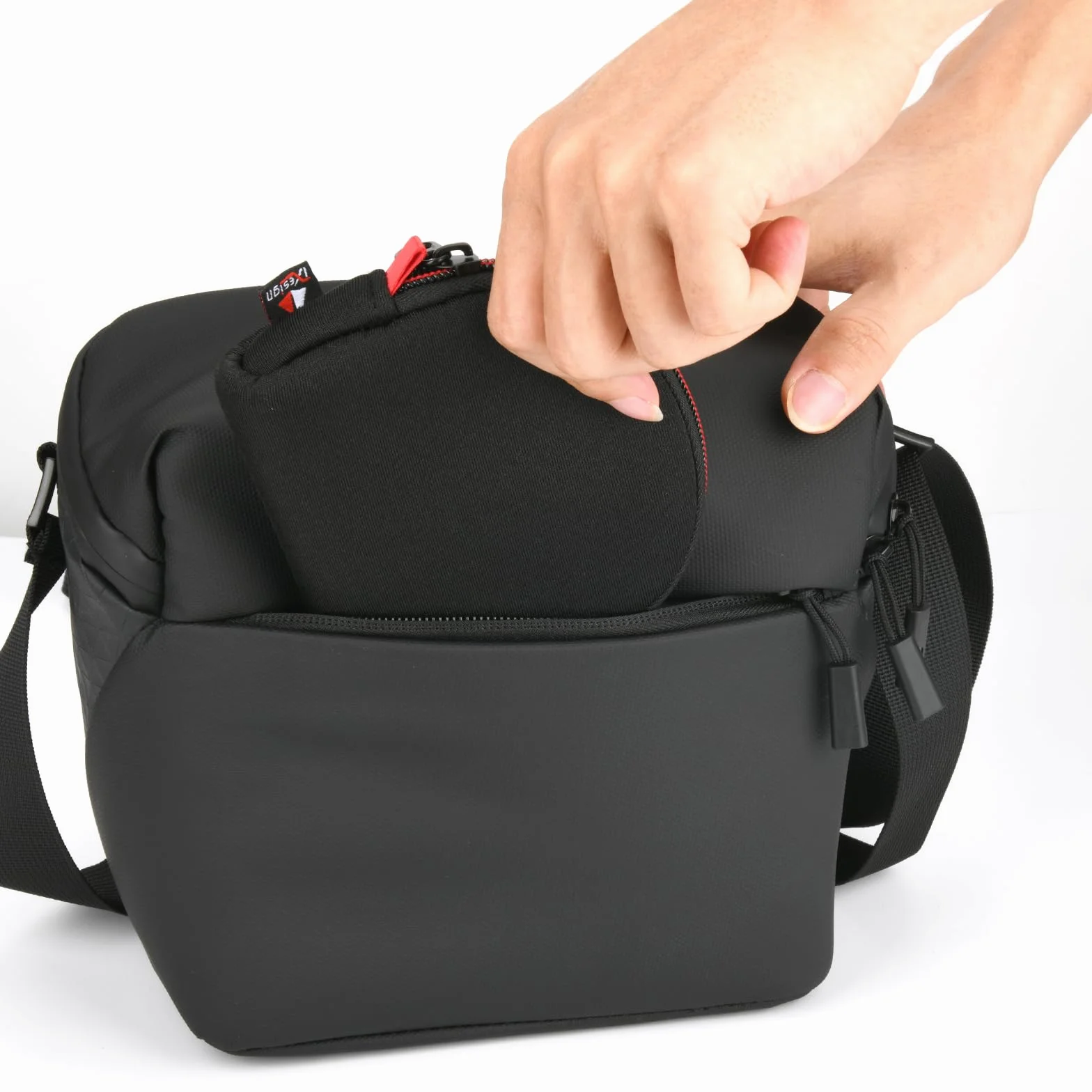 Lightning Power – Filtres pour appareils portables Sacs pour rond filtres jusqu'à 82 mm, résistant à l'eau en Lycra Motif pochette de filtre pour objectif, s