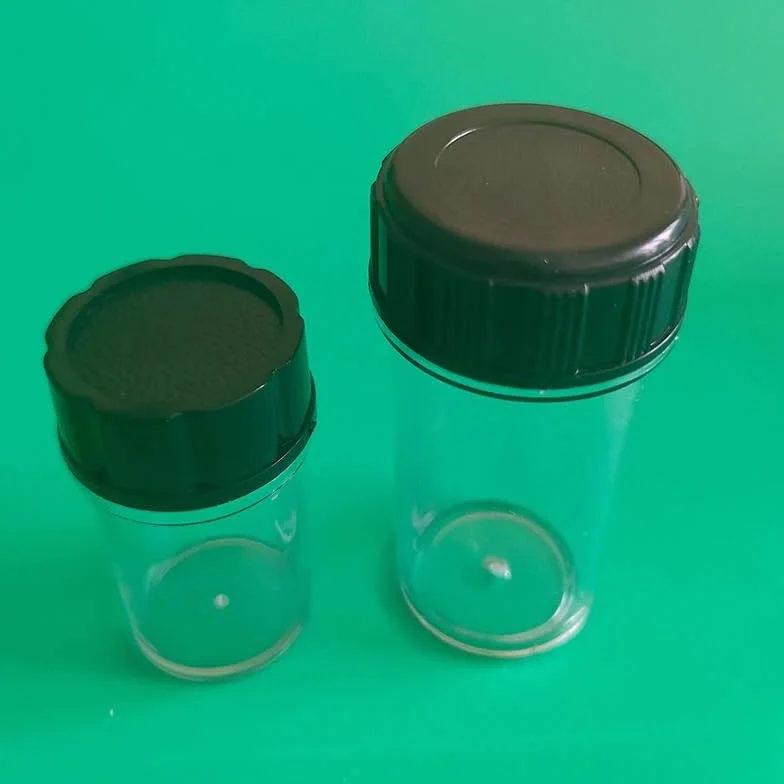 Étuis de rangement pour objectifs de microscope, filetage 20,3 mm, boîte en plastique anti-poussière, 10 pièces