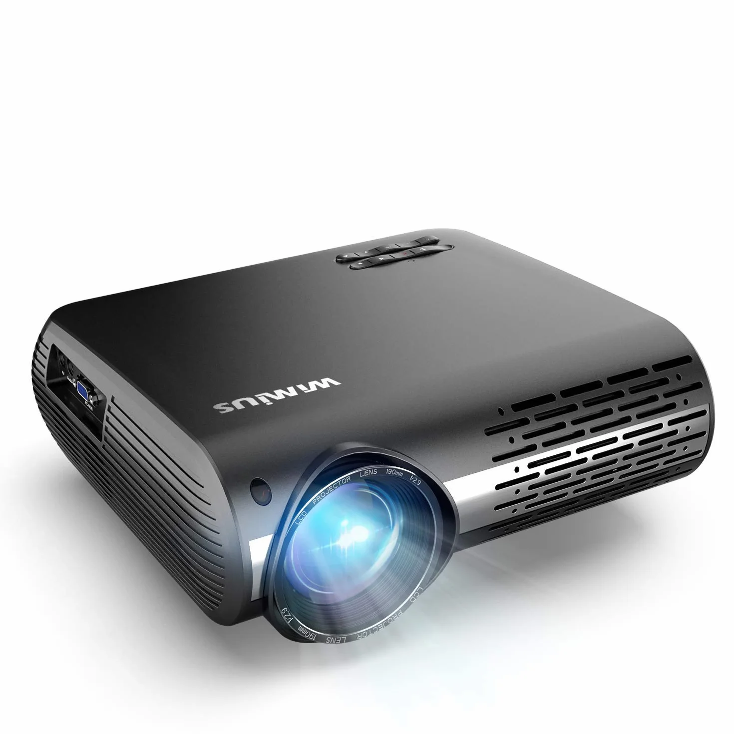 Vidéoprojecteur WiMiUS 7000 lumens Full HD 1080P 4K Support 4D Correction électronique LED