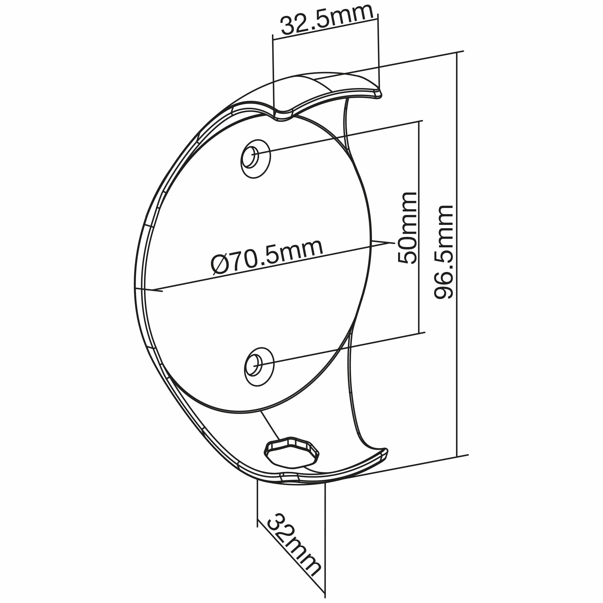 Inline 23178A Support pour Google Home Mini