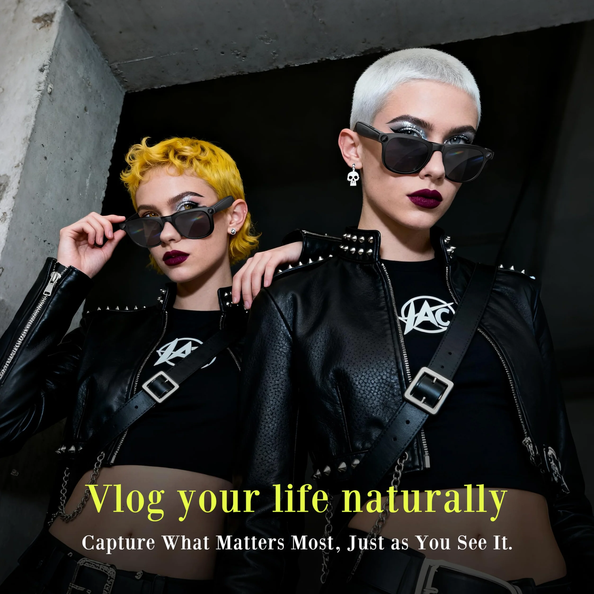 Dernières lunettes intelligentes avec caméra 4K, enregistrement vidéo mains libres, audio à oreille ouverte et connexion Bluetooth pour vlog, conduite, plein air, vie quotidienne, noir