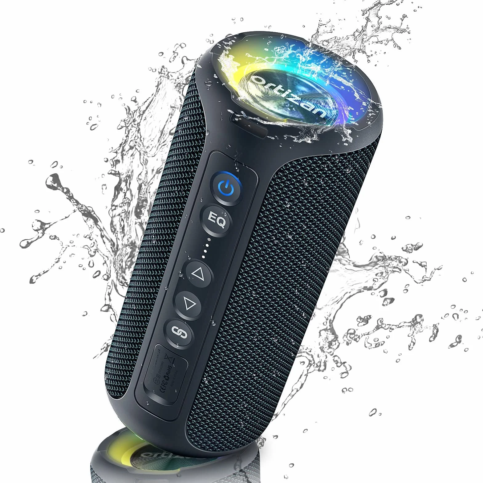 Ortizan 40W Enceinte Bluetooth Puissante IPX7 Portable Rechargeable 30h Autonomie Stéréo Sans Fil