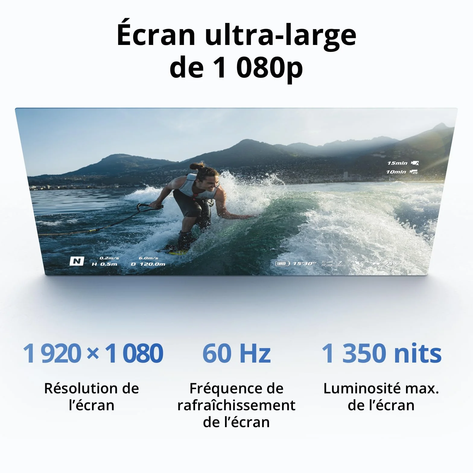 DJI Goggles N3, Goggles FPV avec écran Ultra-Large de 1 080p, expérience de vol immersive, Goggles pour Drone FPV, Diffusion sans Fil, Goggles pour Drone, kit prêt à l’Emploi, Curseur en RA