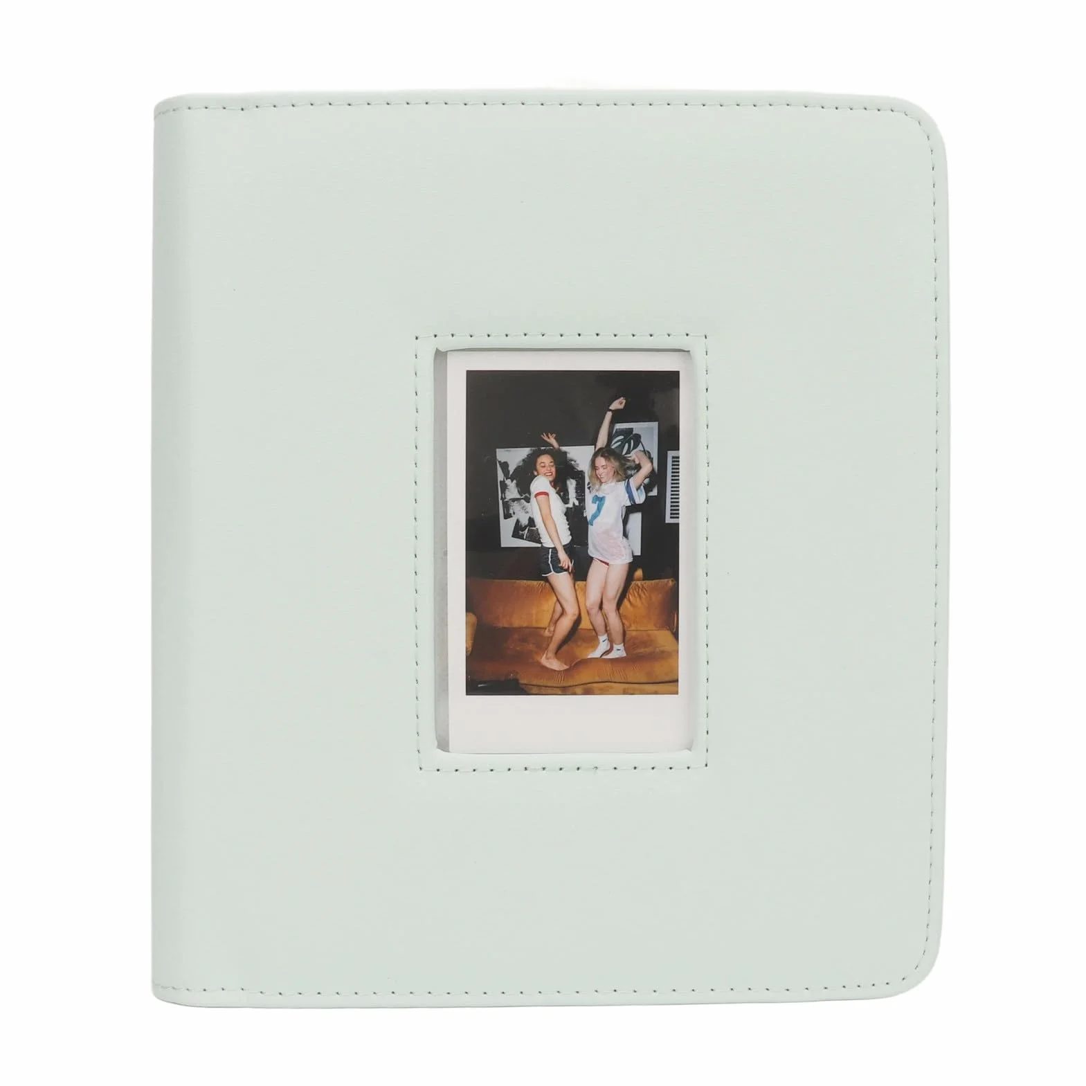 288 Album Photo pour Mini Appareil Photo, Couverture en Cuir, Livre Photo 2x3 pour Mini Film Instantané (GREEN)