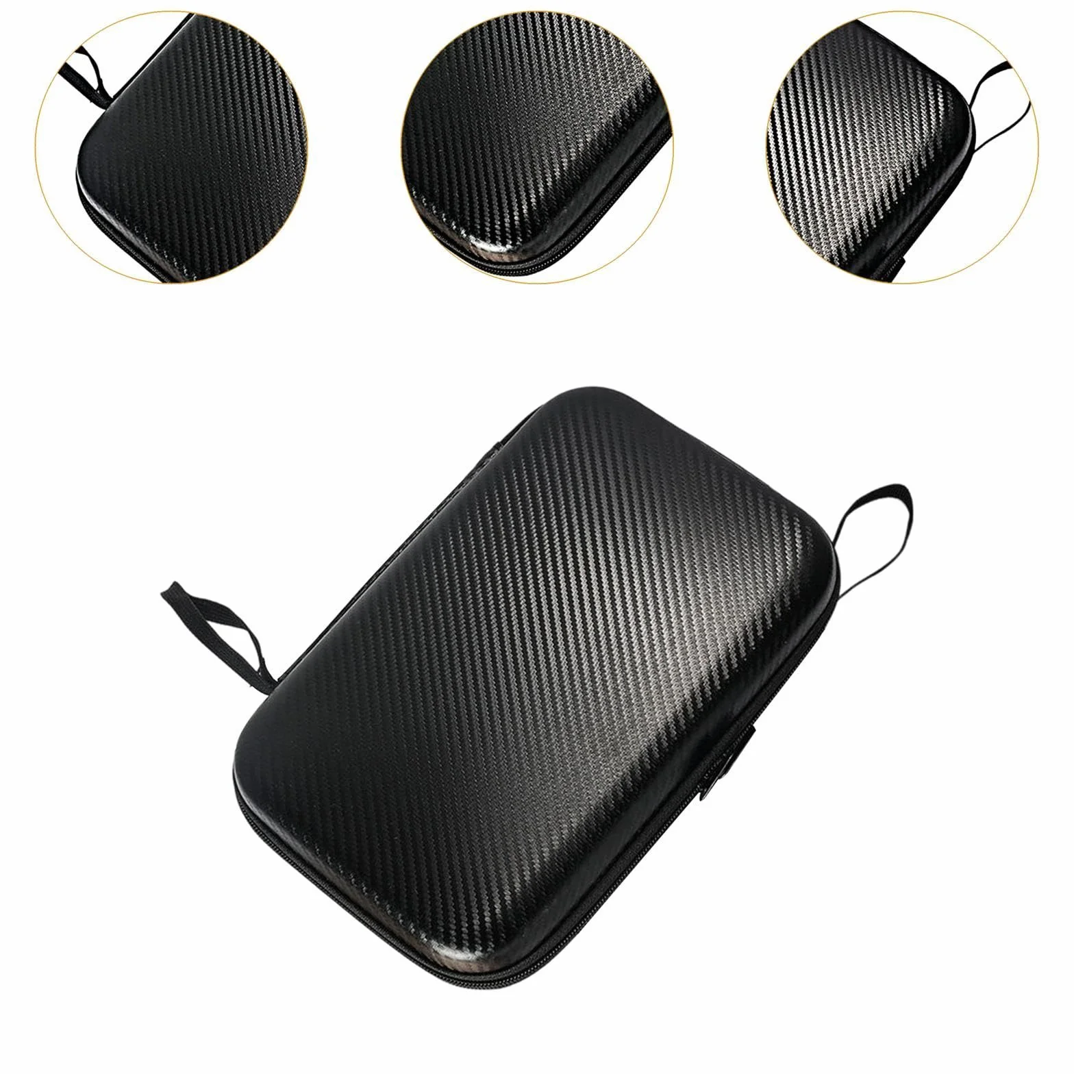Housse Protection Raquette Tennis Table Sac Palette Ping-Pong Étui EVA Filet Transport Raquette Balles