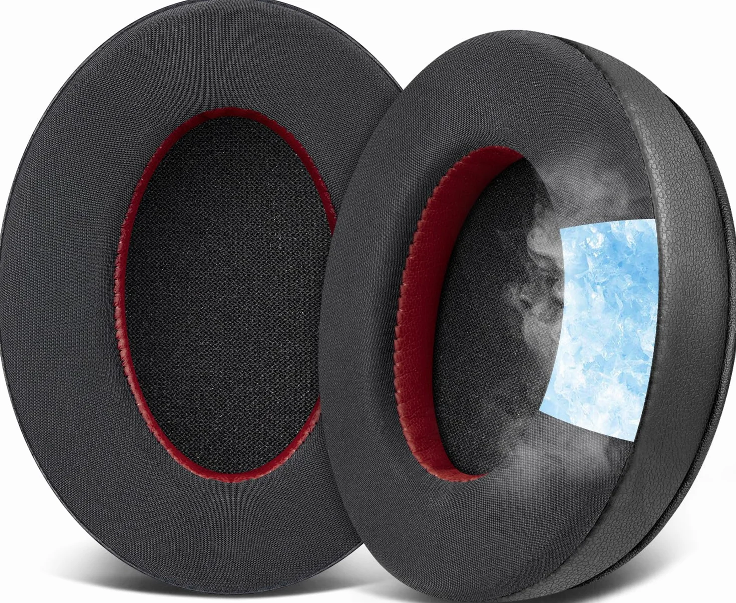 SOULWIT Gel de Refroidissement Mousse Coussin pour HyperX Cloud 2/3/1/Alpha/Flight/Stinger/Stinger2/Core/Pro, CloudX Stinger/Flight Series