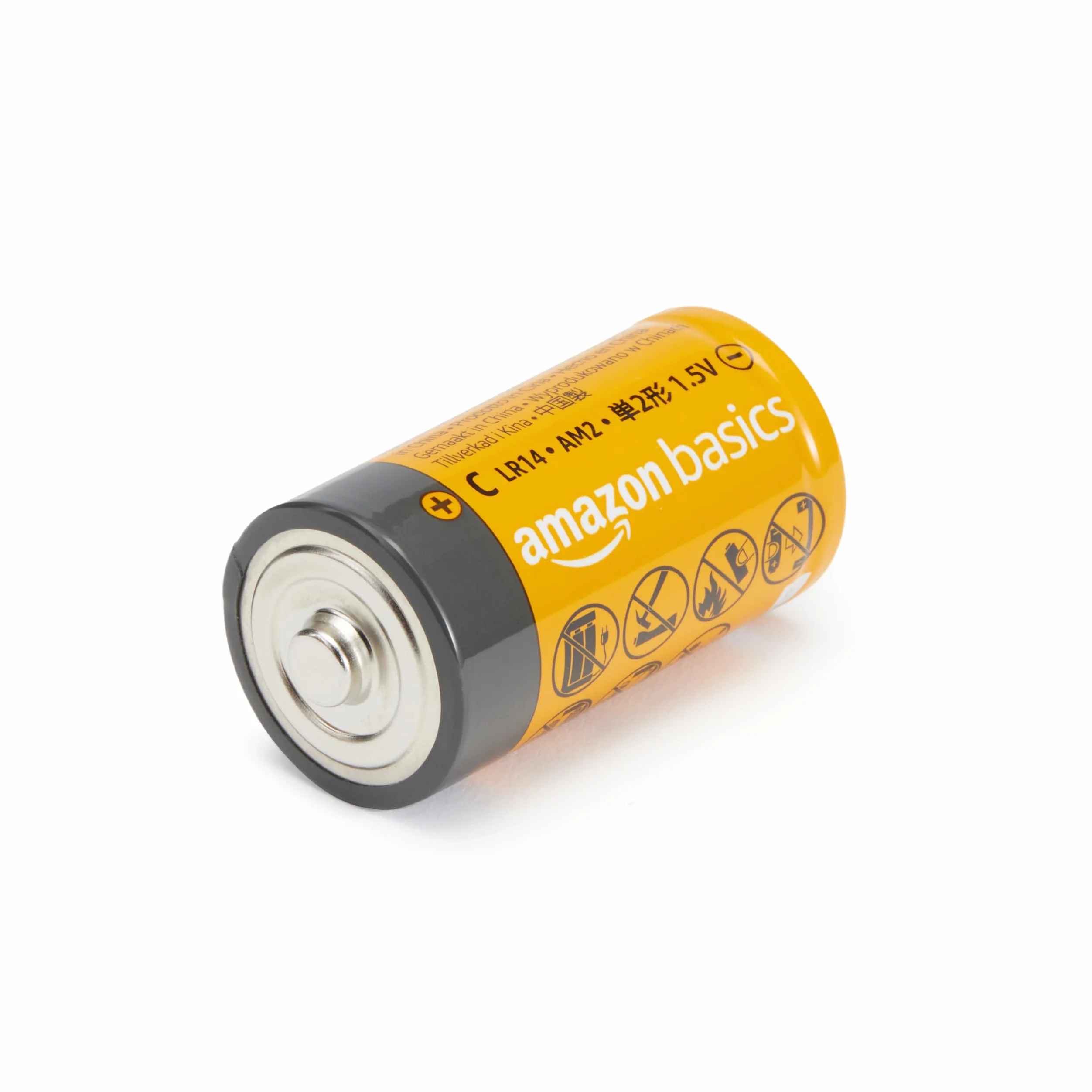Amazon Basics Lot de 12 Piles alcalines Type C Multi-Usage, 1,5 V, durée de Conservation de 5 Ans