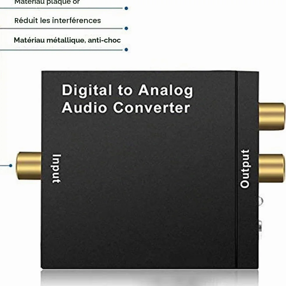 Convertisseur Audio Numérique Vers Analogique USB HiFi Toslink RCA Adaptateur pour Rme Smsl HDTV PS3 PS4 Xbox
