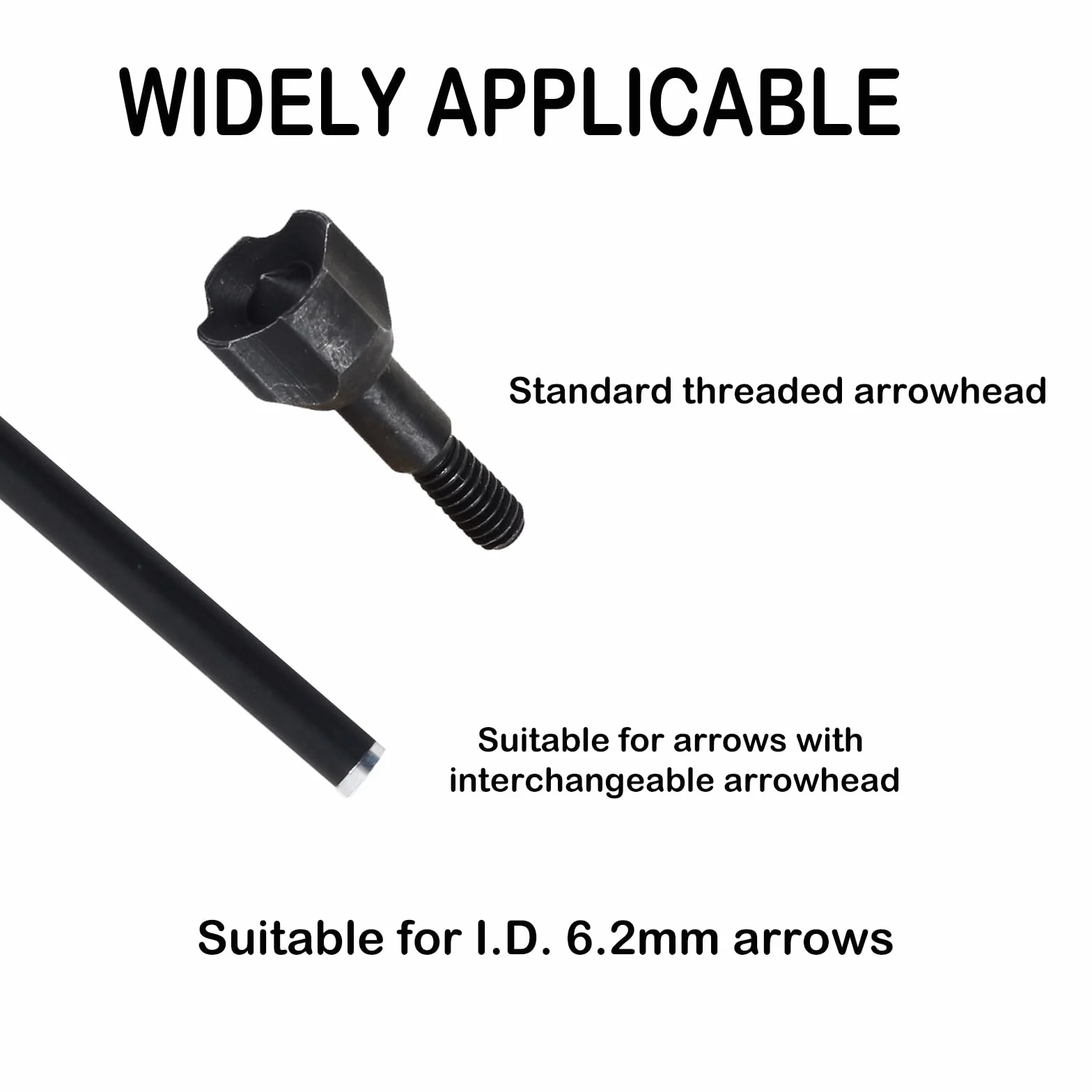Lot de 12 marteaux à pointe émoussée 125 grains avec étui pour chasse et pratique terrain