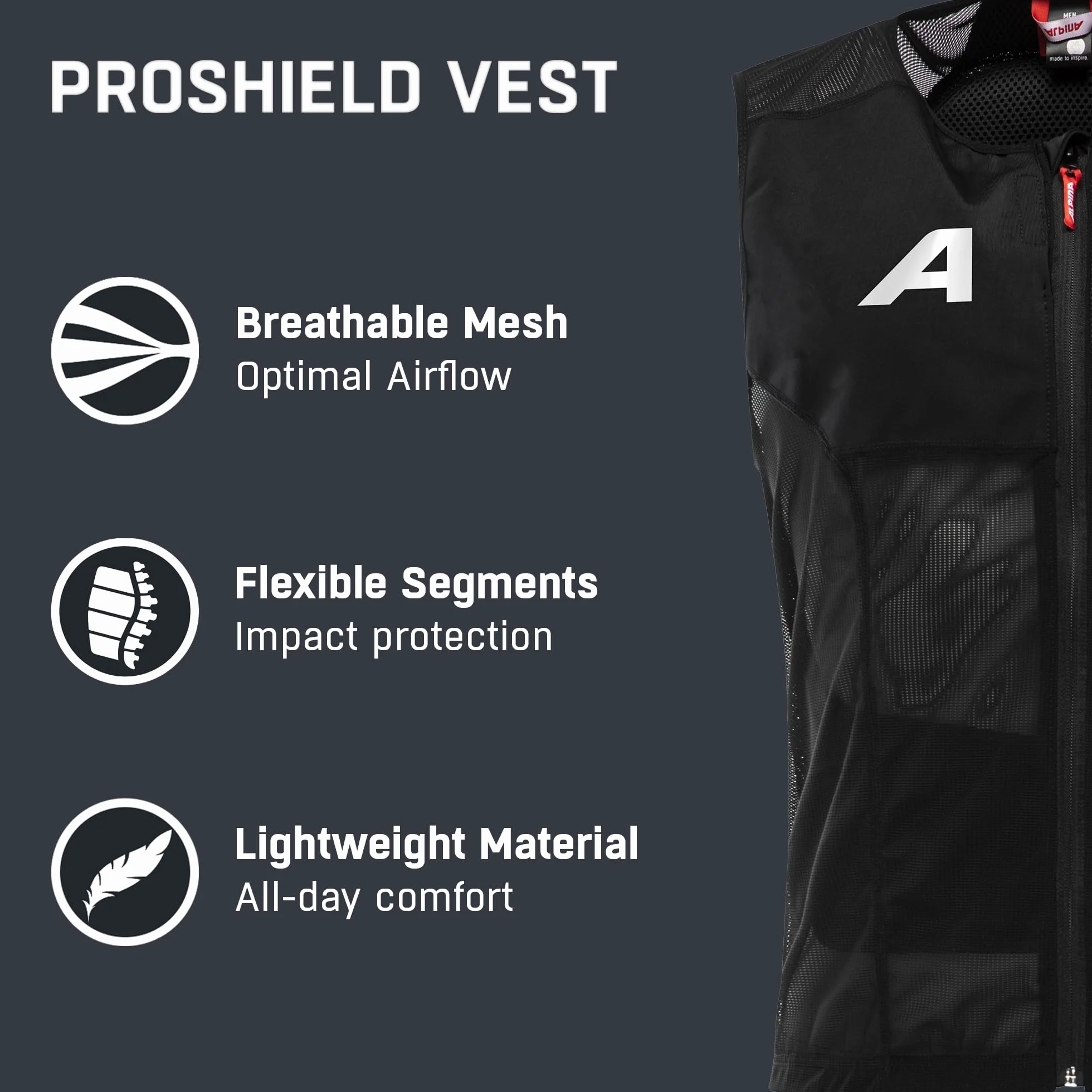ALPINA Proshield Men Vest Protecteur Homme