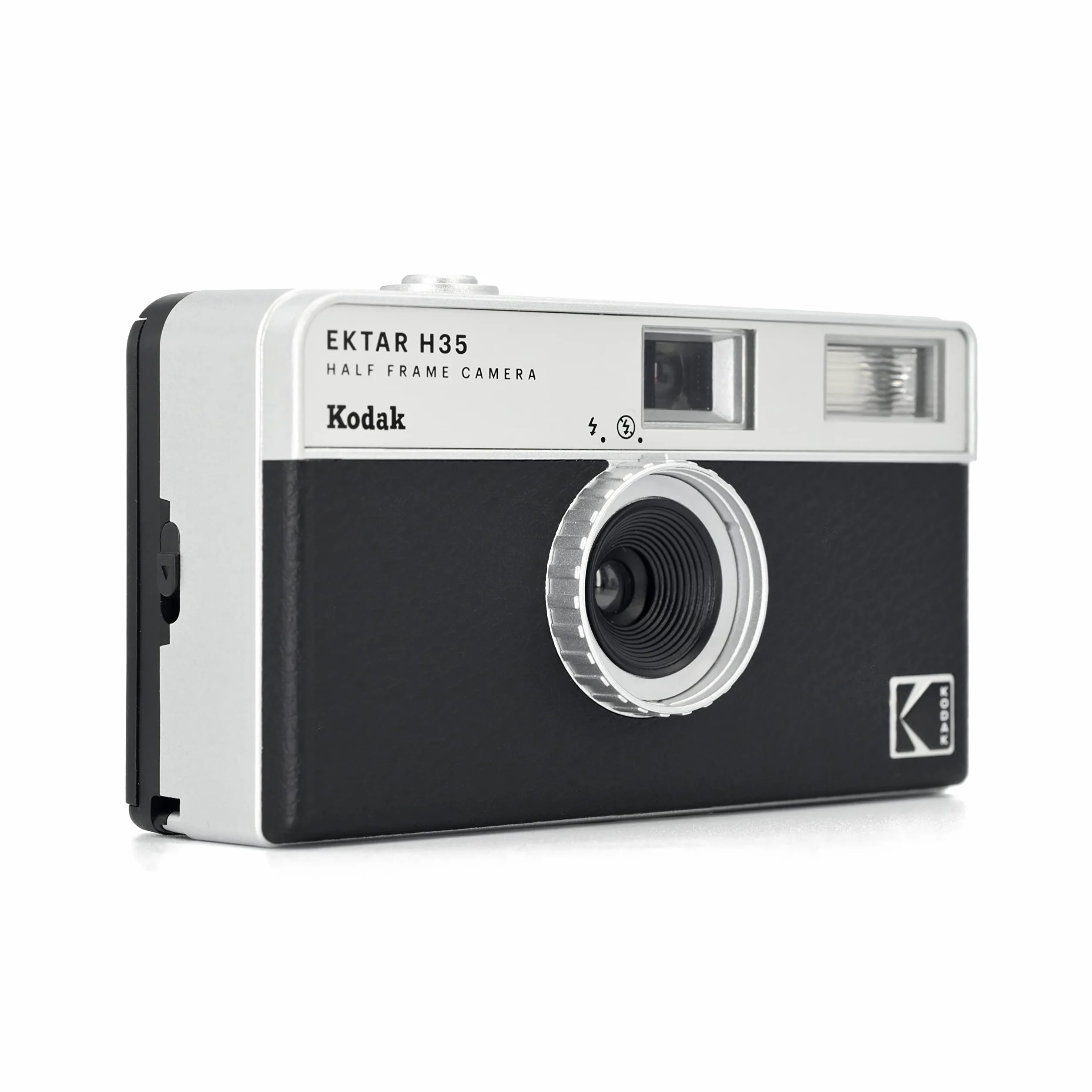 Kodak EKTAR H35 Caméra vidéo Demi-Format 35 mm, réutilisable, sans Mise au Point, léger, Facile à Utiliser (Noir) (Film et Pile AAA Non Incluse)