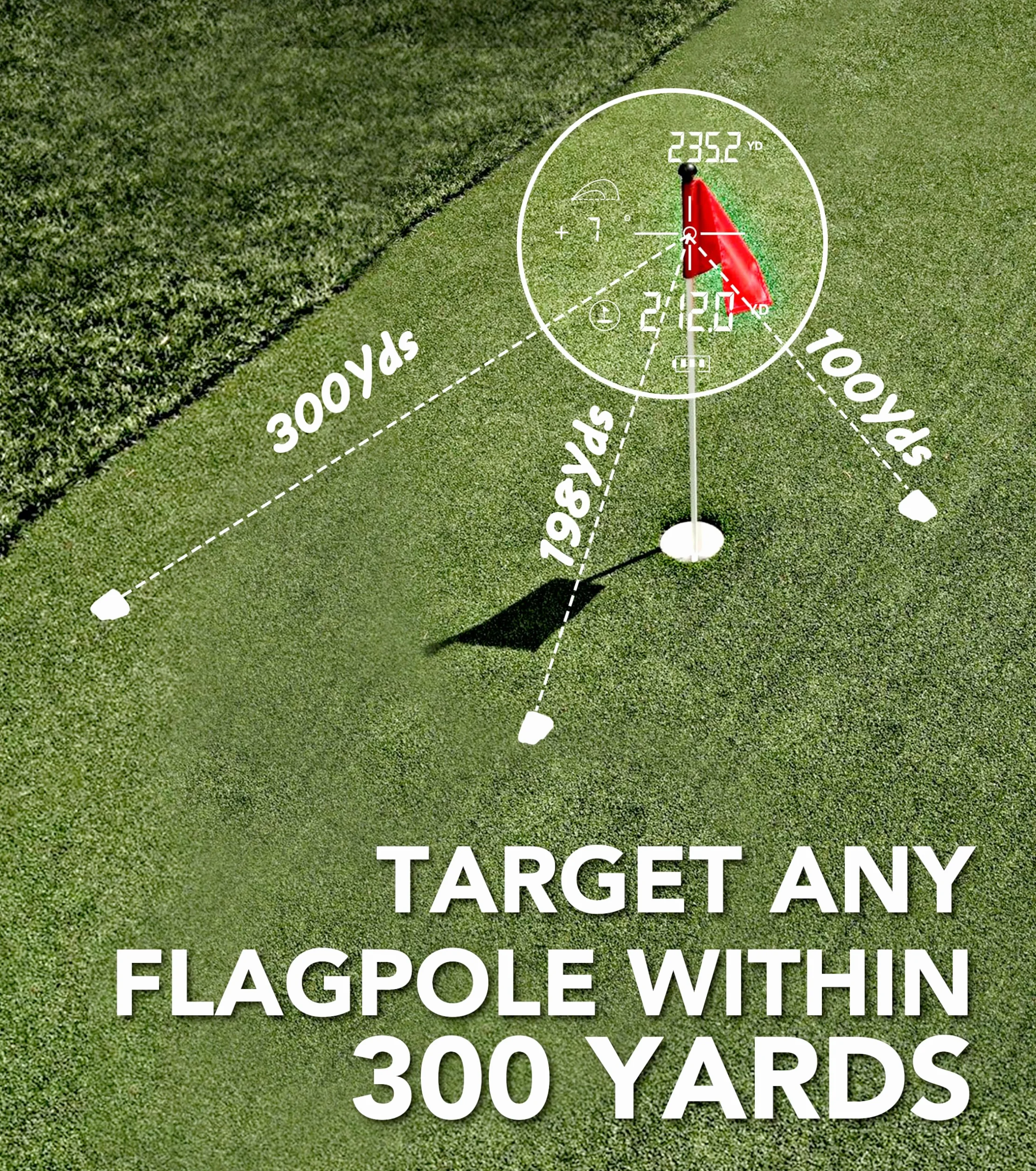 CoxiVision Télémètre Haute Précision 1000 Mètres 6X avec Pente pour Golf et Chasse