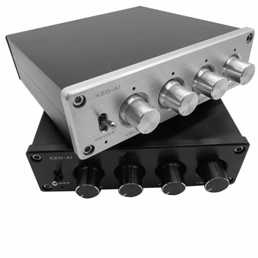 Hub Distributeur Audio HiFi 1 Entrée 4 Sorties Commutateur Source Argent
