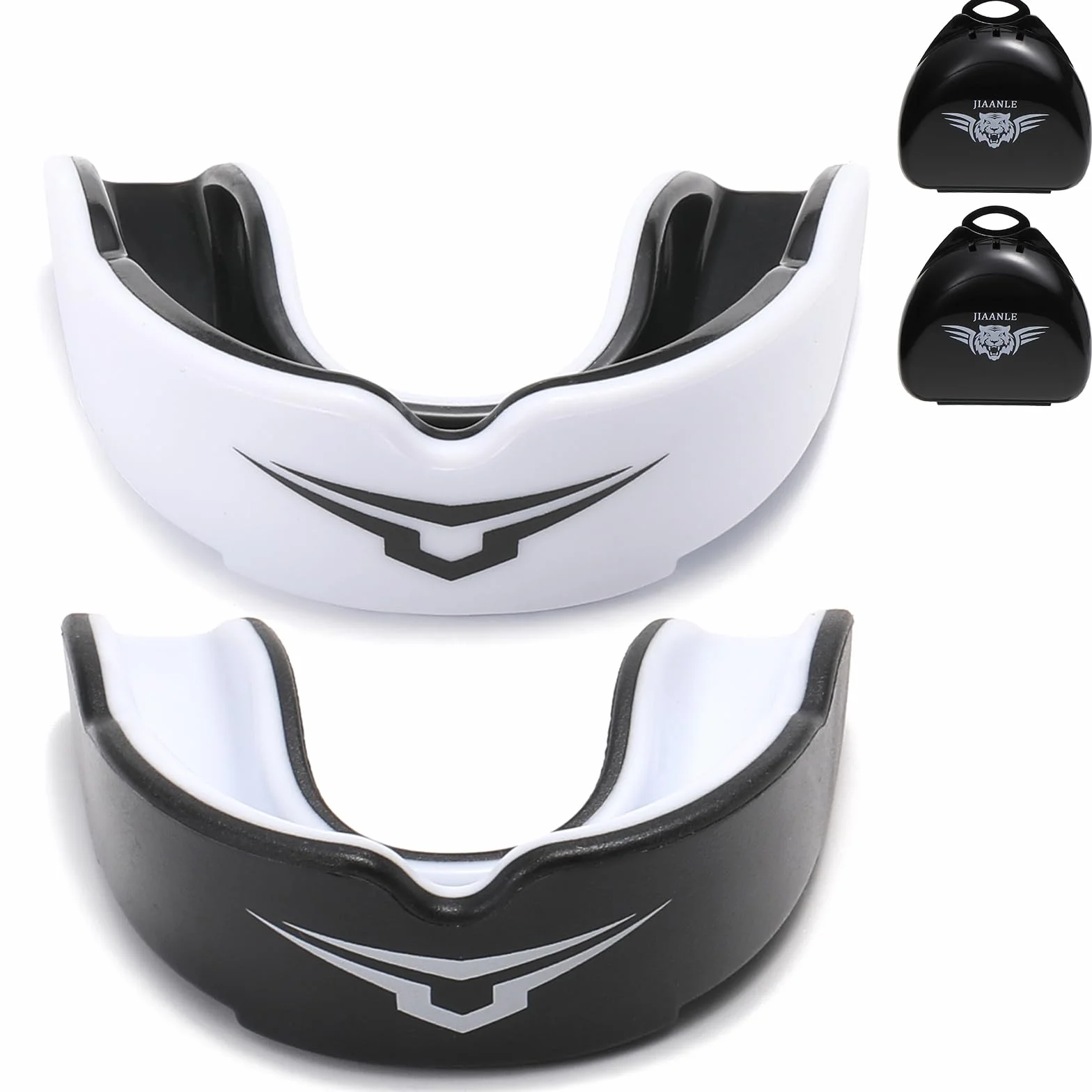 Protège Dents Enfant 11-16 Ans Lot de 2 – Protection Buccale Hockey, Boxe, Arts Martiaux – Certifié CE