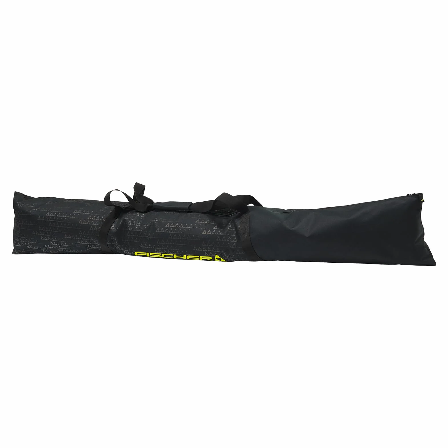 Fischer Skicase ECO Alpine Sac de transport compact pliable pour ski avec double fermeture éclair Noir/jaune
