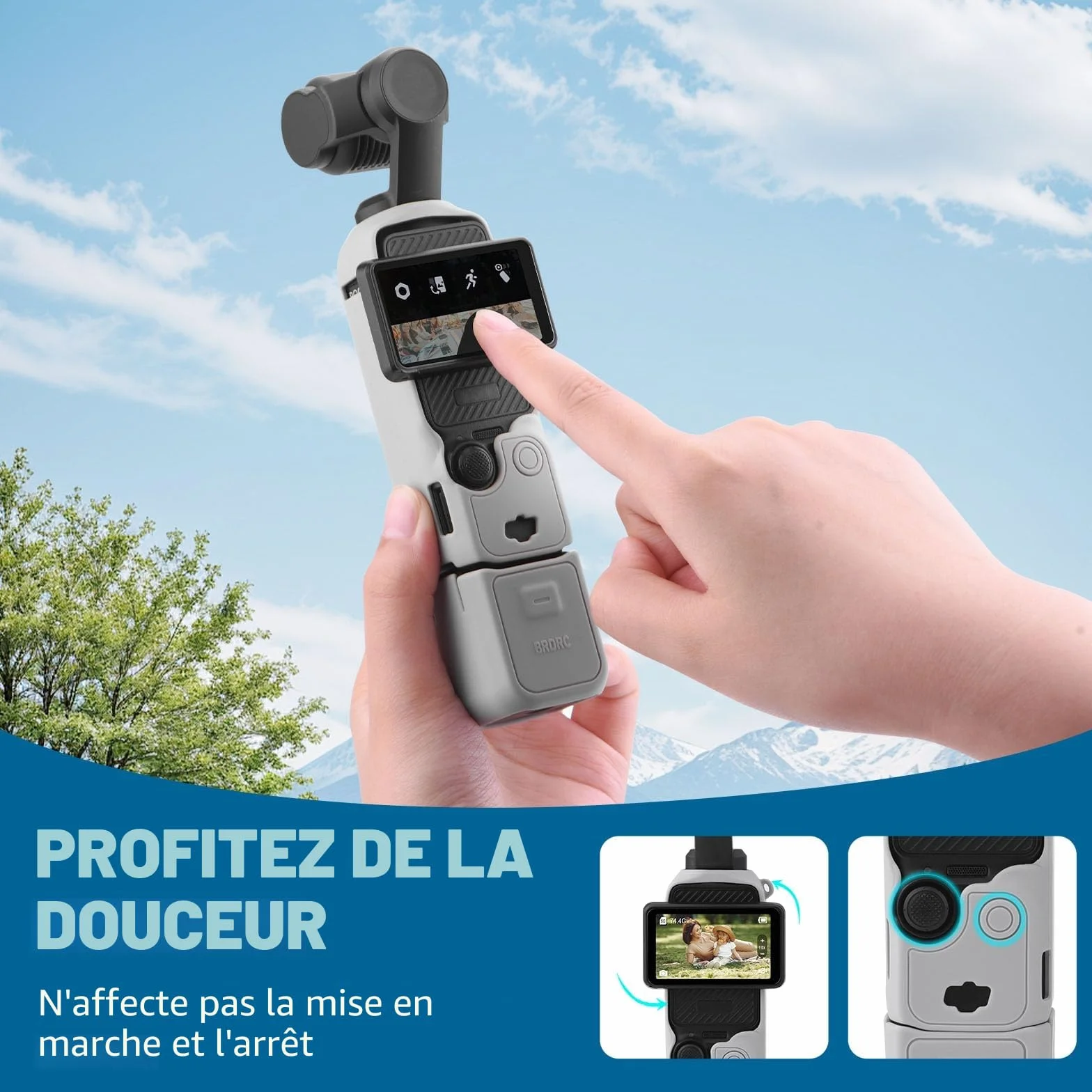 BRDRC Pocket 3 Creator Combo Coque en silicone