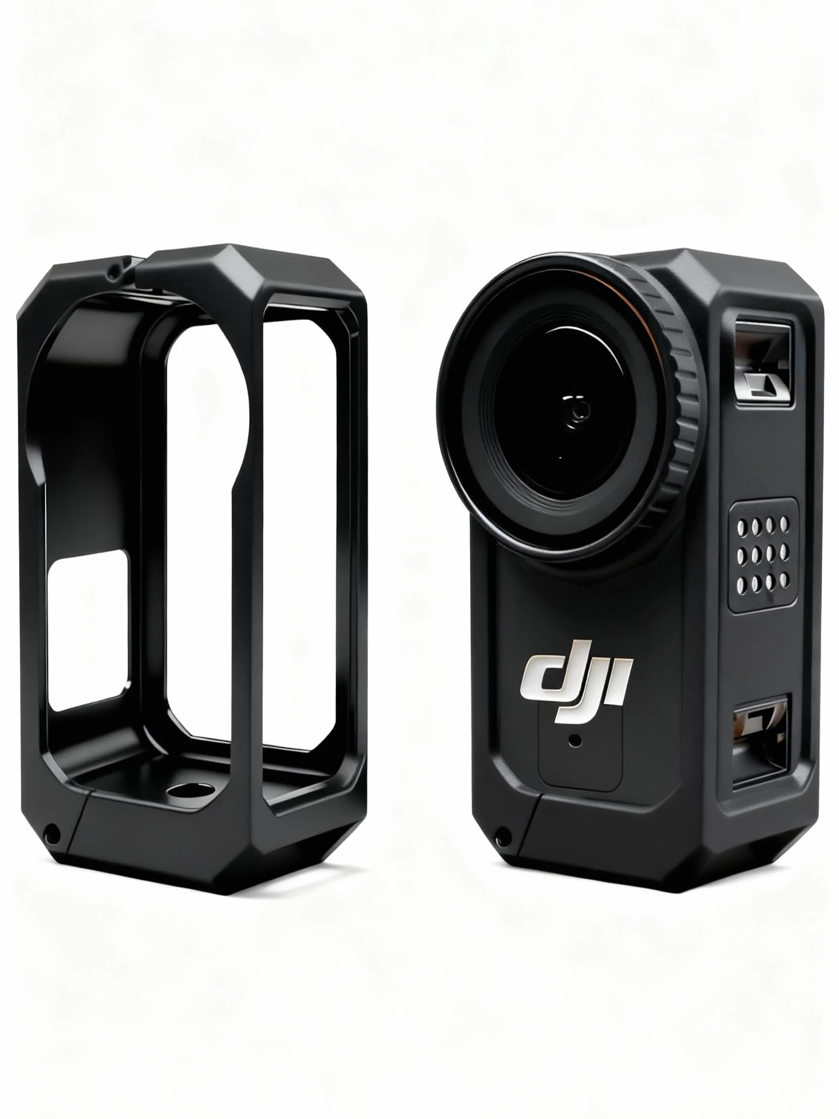 iDaPro Étui de protection en aluminium pour DJI Osmo Nano, cadre anti-rayures à dégagement rapide
