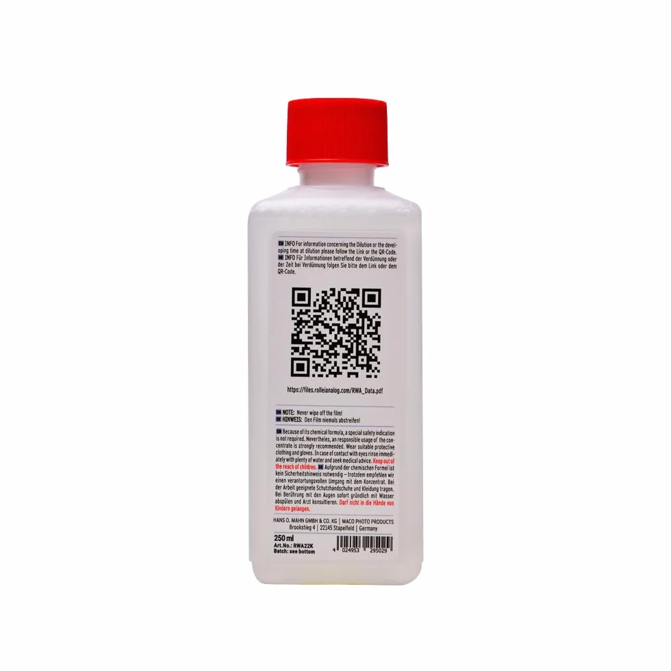 Rollei RWA c 250 ML | Agent mouillant pour Un séchage sans Taches et Un renforcement de la Brillance