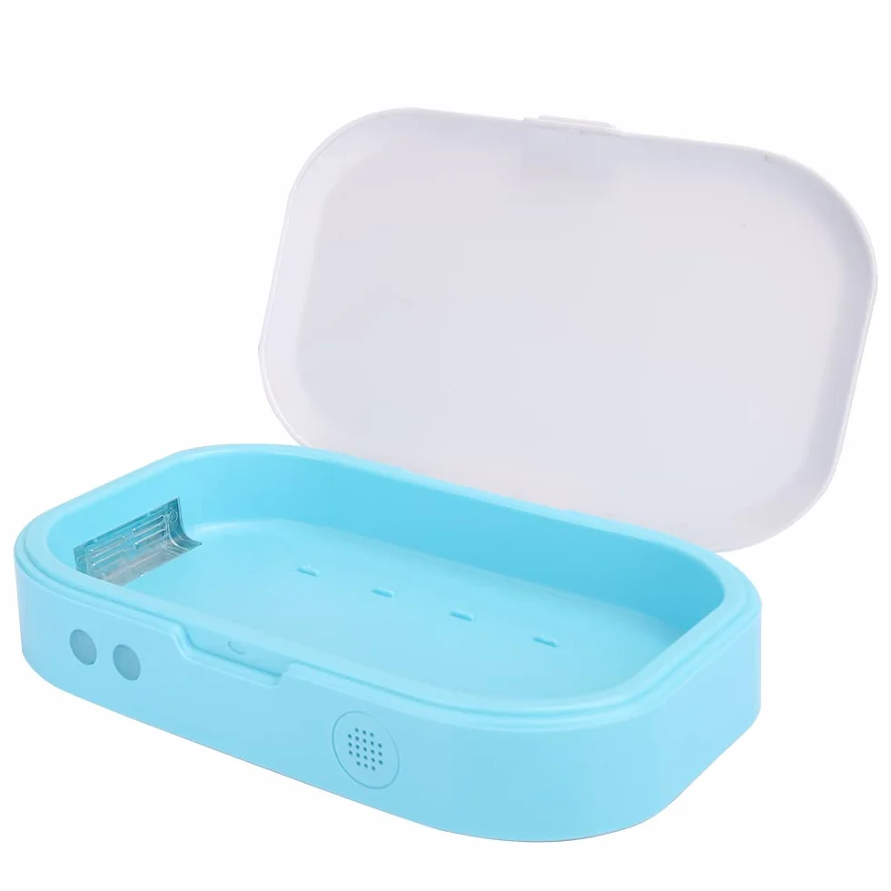 Boîte Ultraviolette, Outil de Nettoyage de Téléphone Portable, Boîte de Nettoyage Durable et Durable, Brosse à Dents pour Téléphones Mobiles