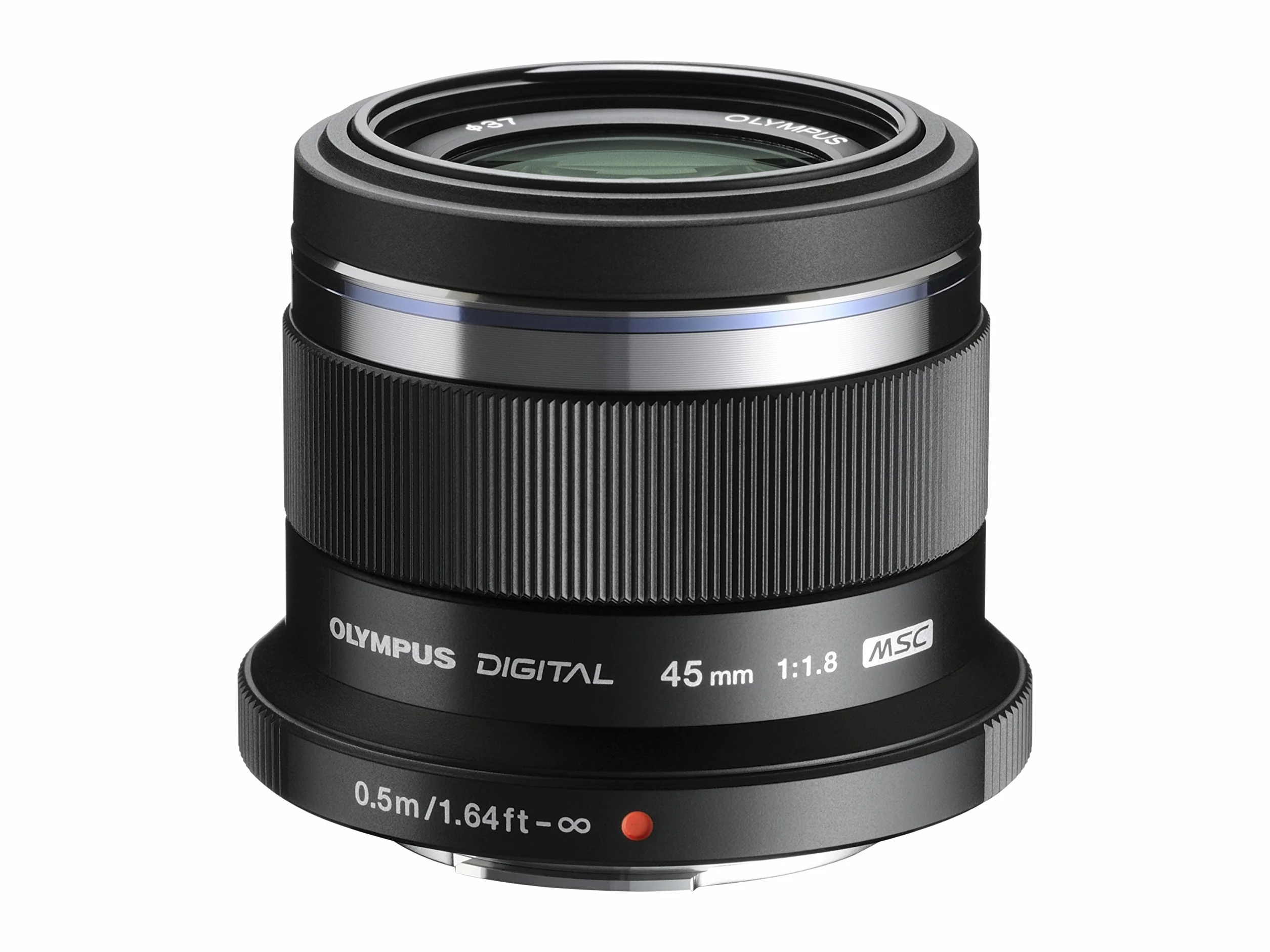 Olympus M.Zuiko Objectif Digital 45mm F1.8 Fixe Lumineuse Micro 4/3 Noir