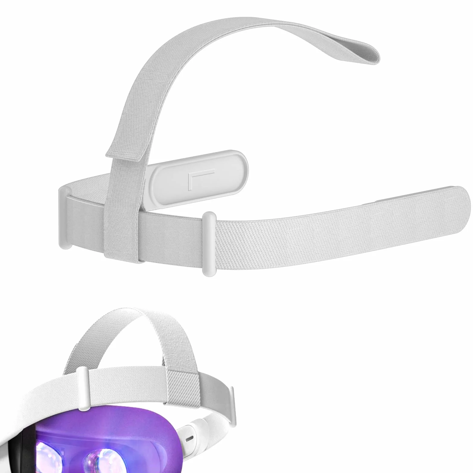Sangle de Tête pour Oculus Quest 2 Casque VR Réglable Accessoire Compatible Meta Quest 2