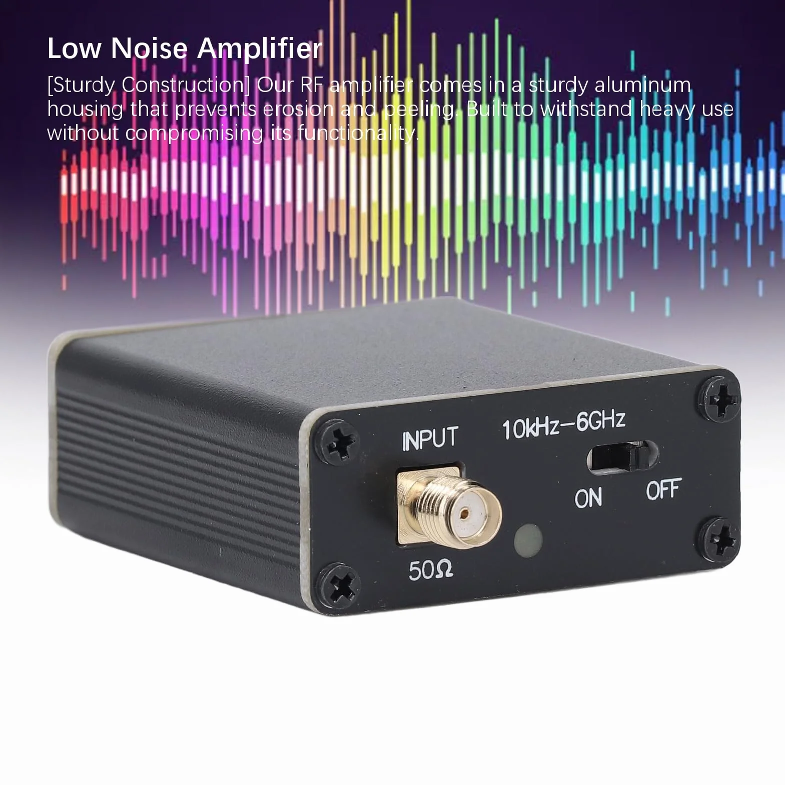 Amplificateur RF LNA Largeband 10k-6GHz 20 dB Gain 35 dBm IP3 pour Radio Amateur