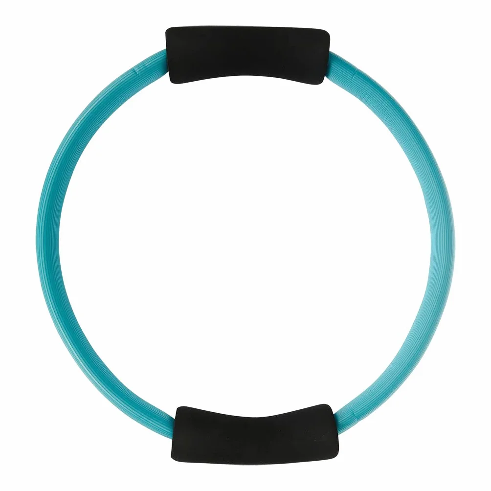 UPFIT Anneau de Pilates 35 cm Cercle d’Exercices avec 2 Poignées Confort PVC Résistant Bleu
