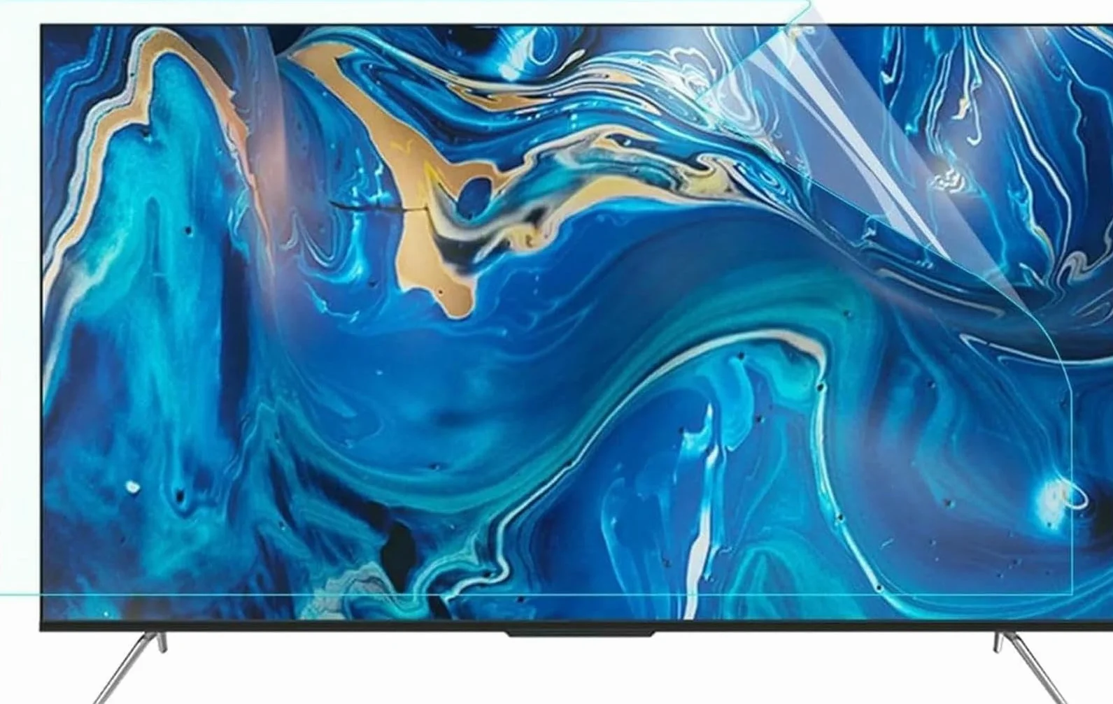 Protecteur D'écran TV Mat Anti-Éblouissement, Filtre De Lumière Bleue Pour Écran De Télévision, Taux Anti-Reflet De Lumière Bleue Jusqu'à 90 % Pour Soulager La Fatigue Oculaire, Pour LCD LED OLED HDTV