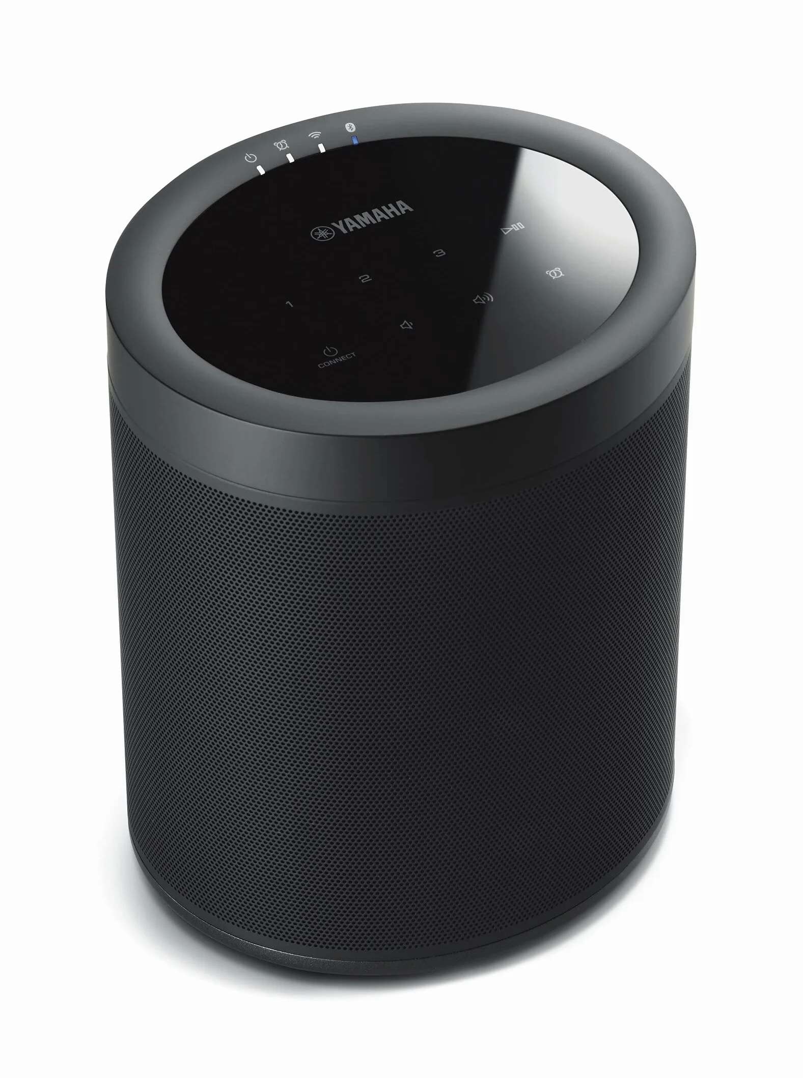 YAMAHA MusicCast 20 – Enceinte bluetooth 40W – Système audio Multiroom, Wifi, Airplay – Baffle maison – Compatible avec smartphones et ordinateurs – Noire