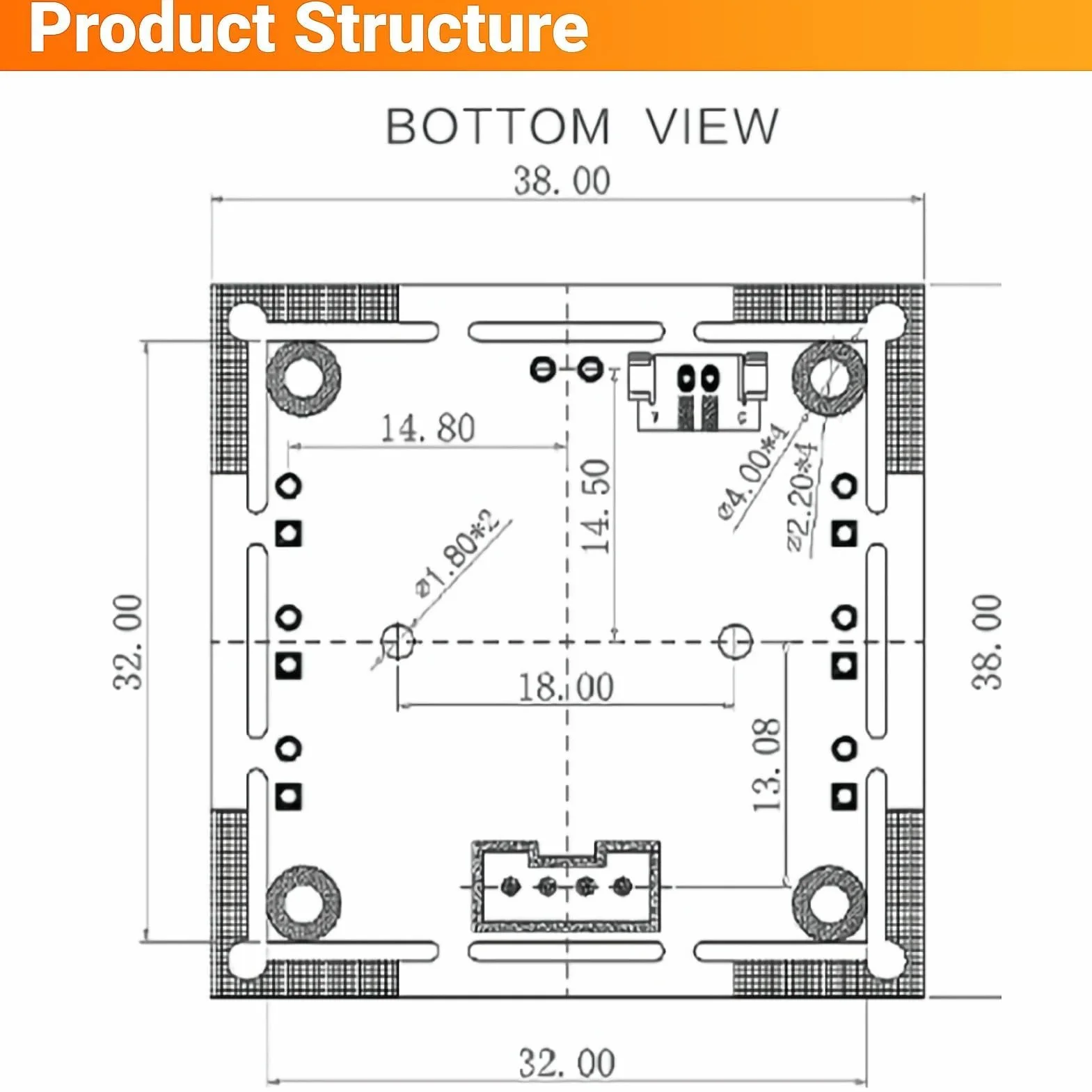 Module de Caméra intégré 1MP 1280x720 OV9732 pour Systèmes de Surveillance de sécurité