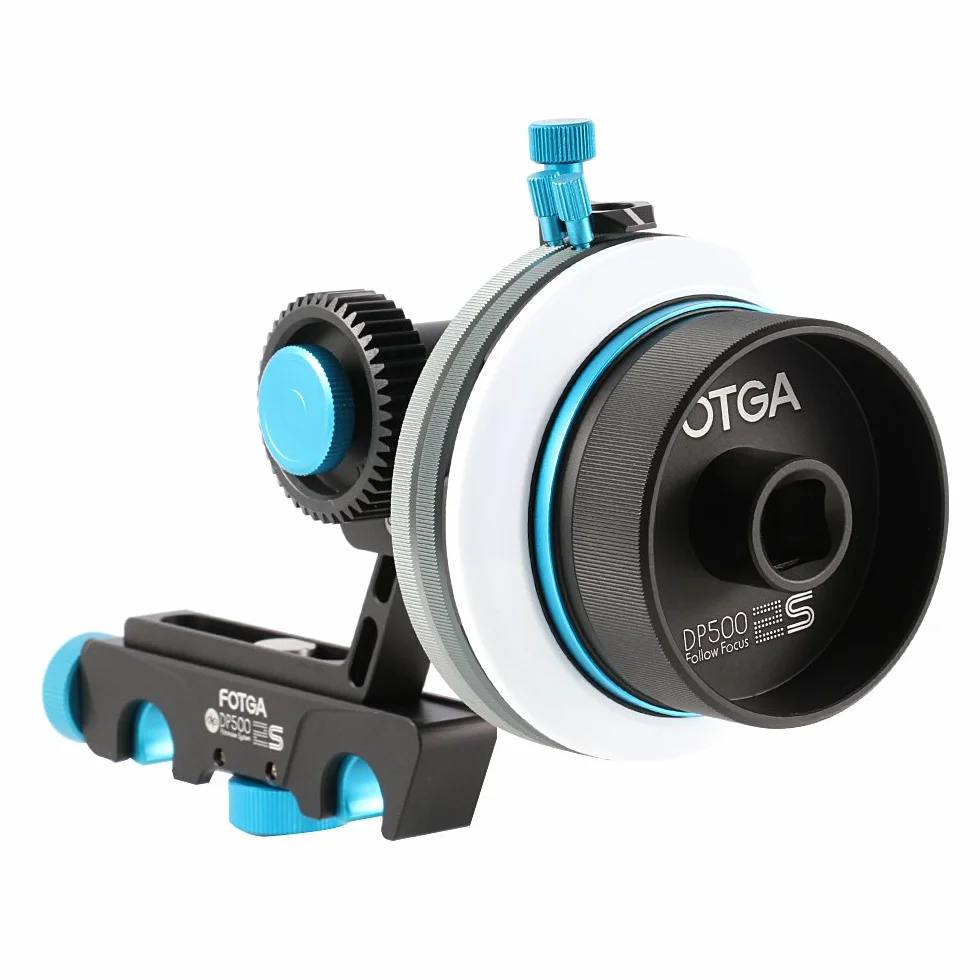Mise à niveau Fotga DP500IIS QR dämpfen Schnellspanner Follow Focus A/B Harter Stopp pour 15 mm Rod Rig DSLR 5DII III 7D 15 mm HDV HDSLR Kodierungssoftware Unterstützung