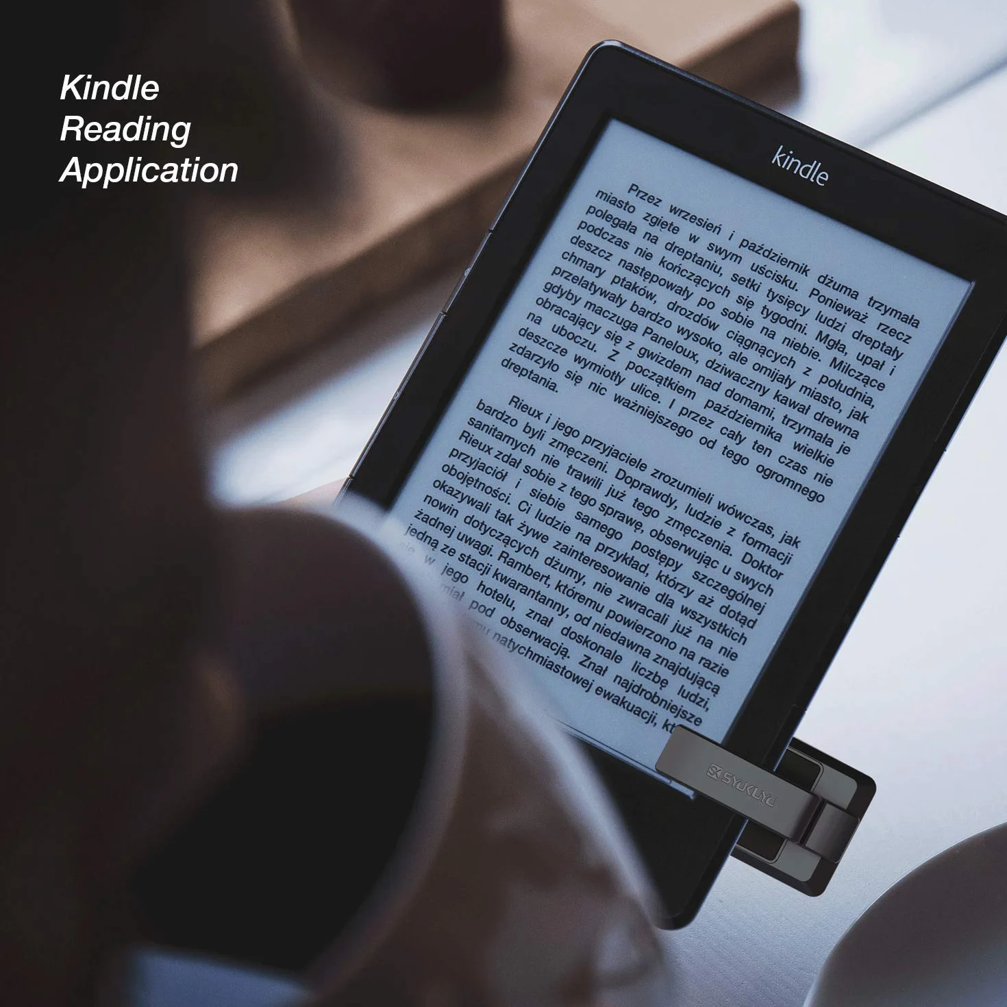 SK SYUKUYU RF Télécommande Liseuse Kobo, Kindle, Tourne Page Liseuse for iPad iPhone Android Tablets, Tourneur Page Liseuse pour Lire des Romans et Prendre des Photos(Noir)