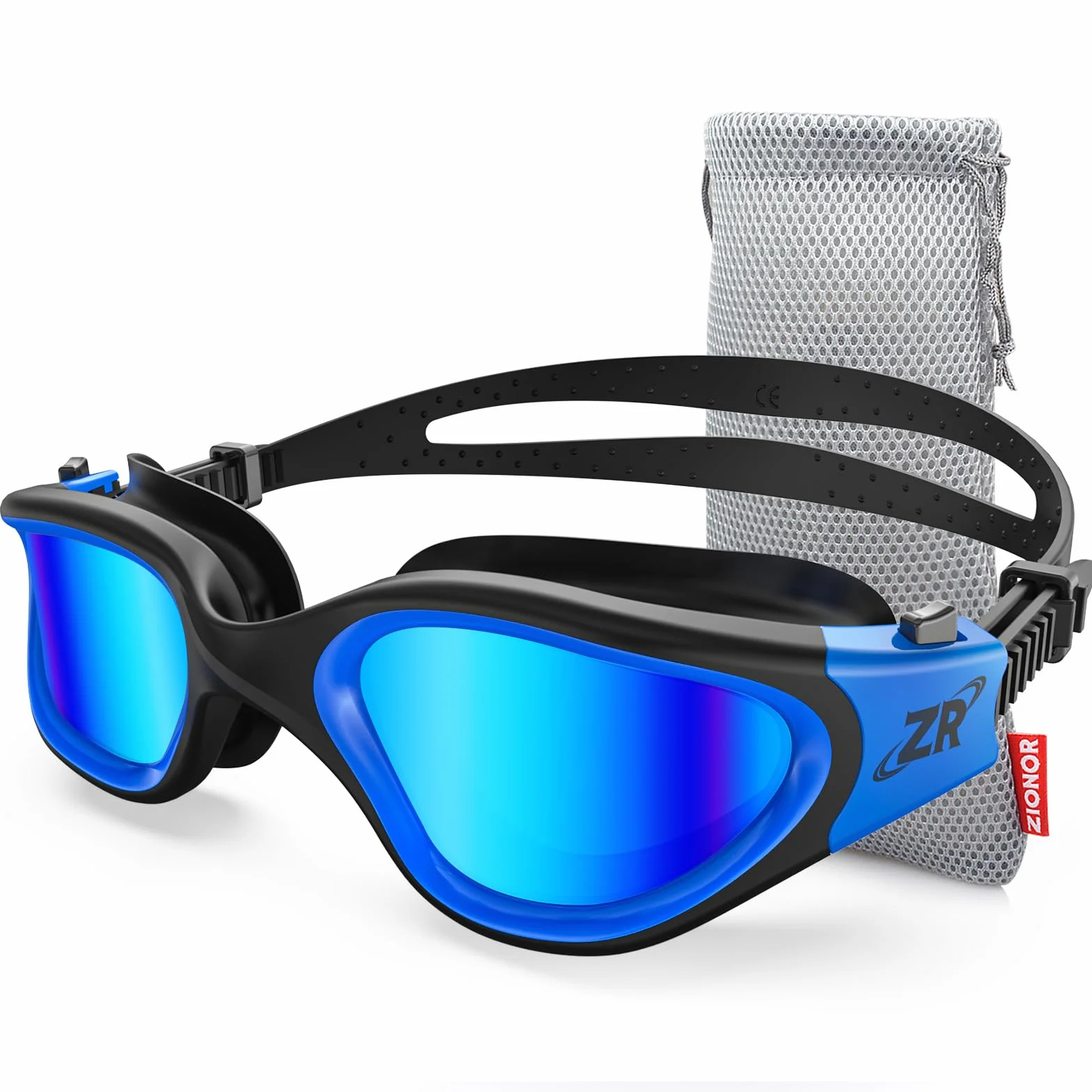 ZIONOR G1 Lunettes de Natation Polarisées Mirror Anti Buée Anti UV Unisex Adulte