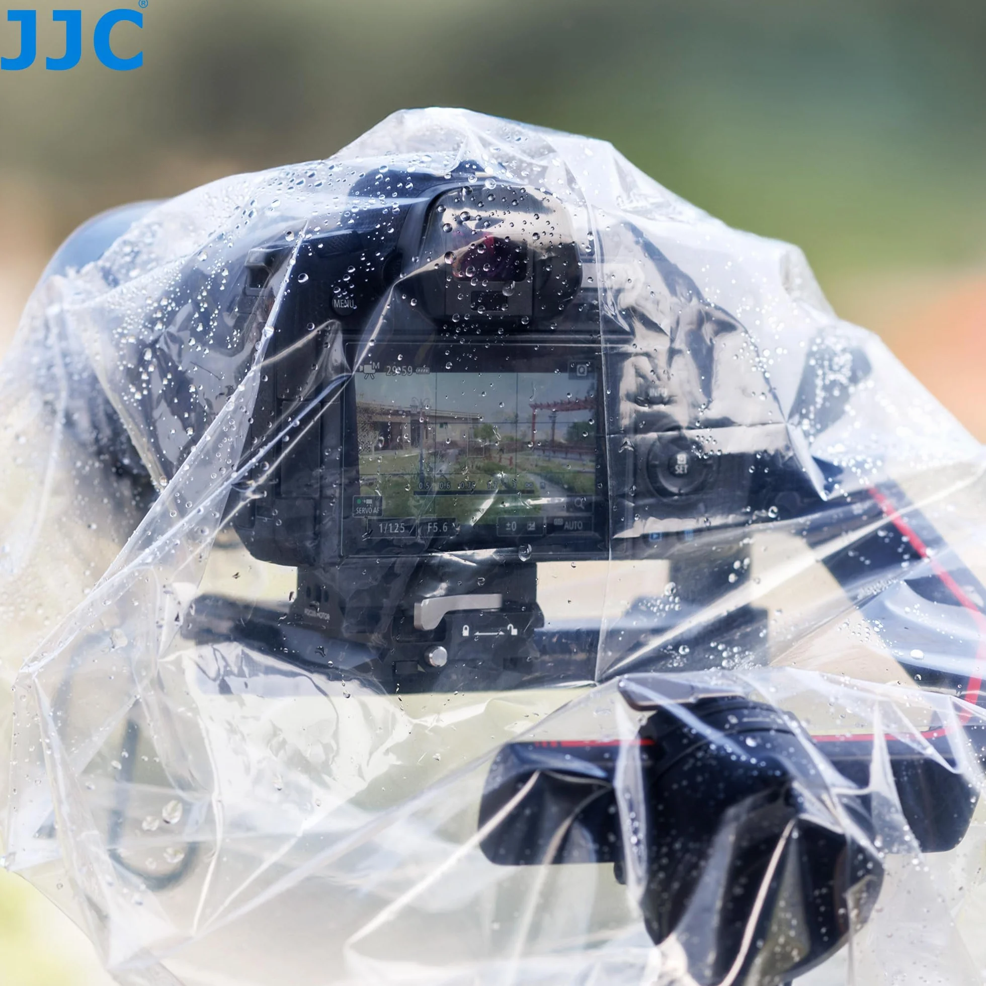 JJC 2 Pack Housse de Pluie Transparente pour Stabilisateur, Protecteur Imperméable pour DJI RS3 Pro Mini RSC 2 Ronin-SC ZHIYUN WEEBILL 3S Crane 4 et Plus Stabilisateur Inférieur à 16,3 x 8,6 x 7,7 ''
