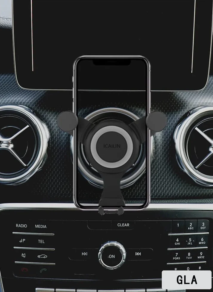 ICAILIN Support Telephone Voiture, Support à Grille d'Aération avec Rotation Support téléphone Voiture Mercedes