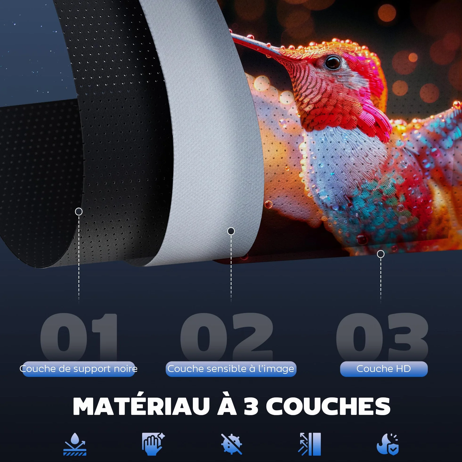 HOMCOM Écran Vidéoprojecteur 84 Pouces 4:3 4K HD Motorisé Électrique Montage Mural Plafond