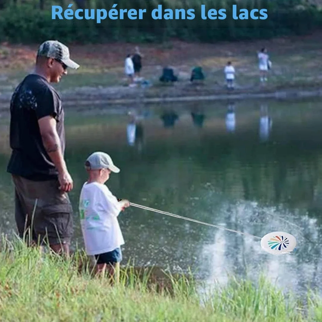 Perche télescopique 3 m avec crochet pour disque