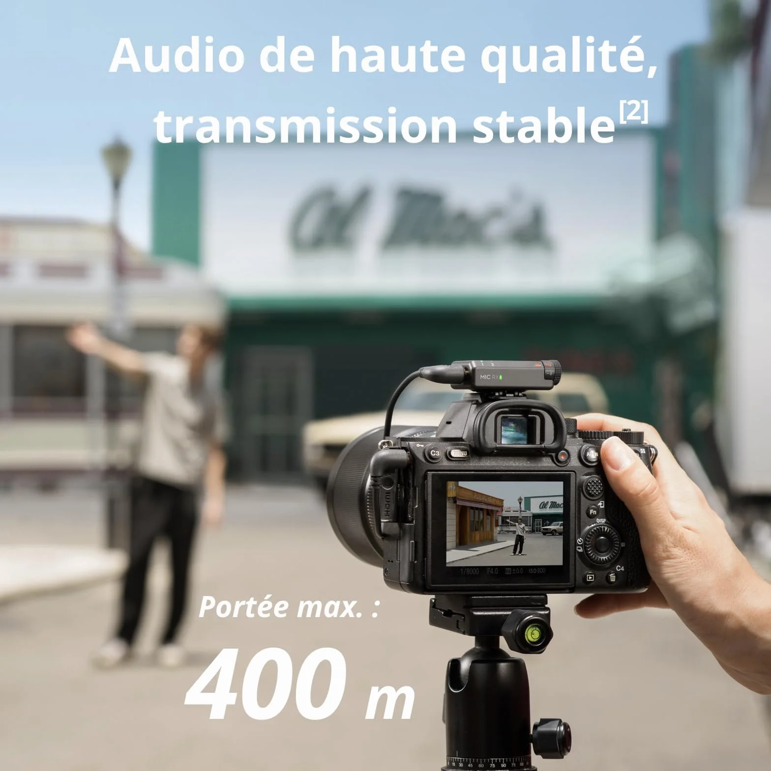 DJI Mic Mini (2 TX + 1 RX + Boîtier de Recharge), Ultra-léger, Audio de HQ, 48 h d’Utilisation, Annulation du Bruit, Limite Auto, Microphone sans Fil pour caméra/iPhone/Android, vlog, Streaming