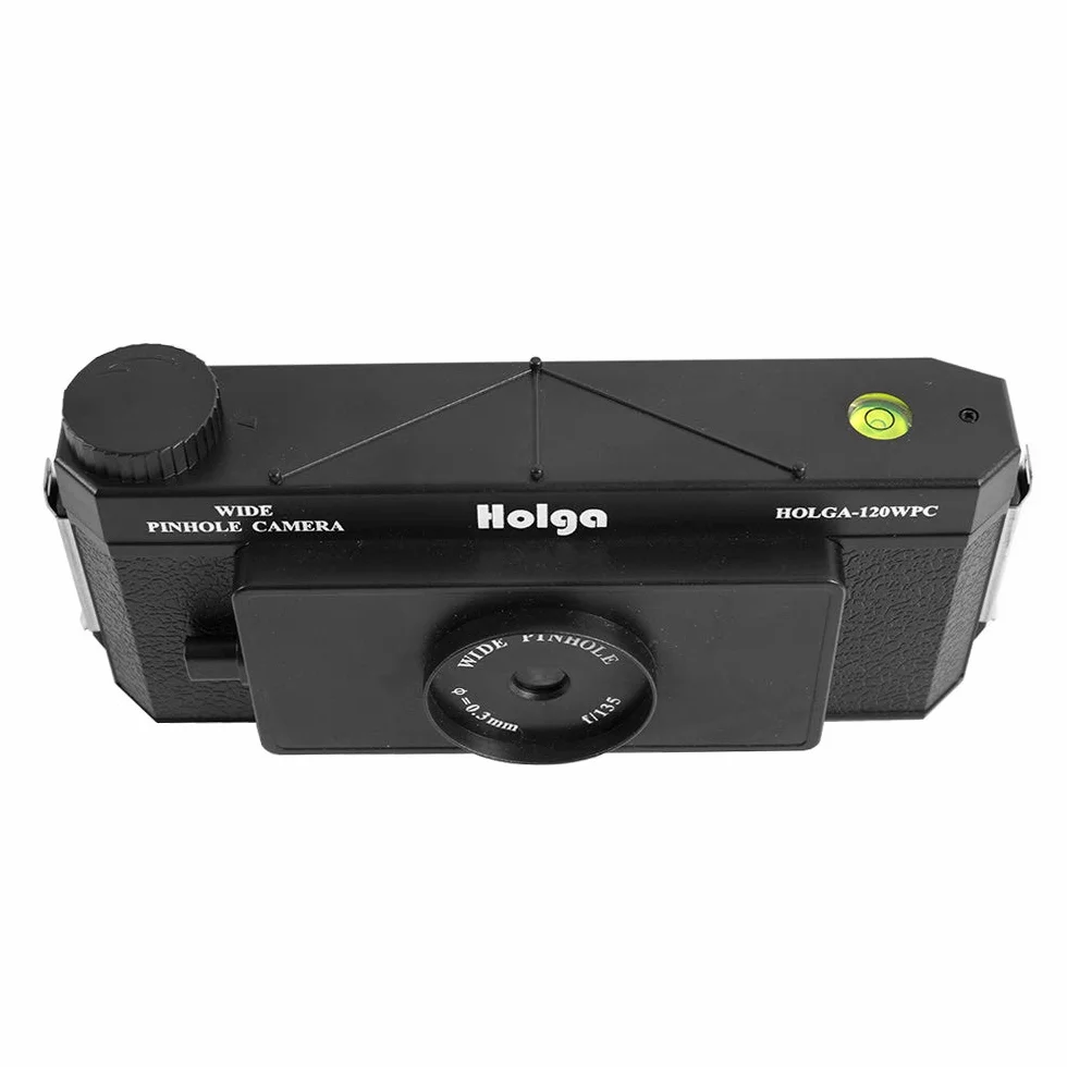 HOLGA Lomo 120 WPC Appareil Photo Large à sténopé Noir Format Moyen 120 WPC