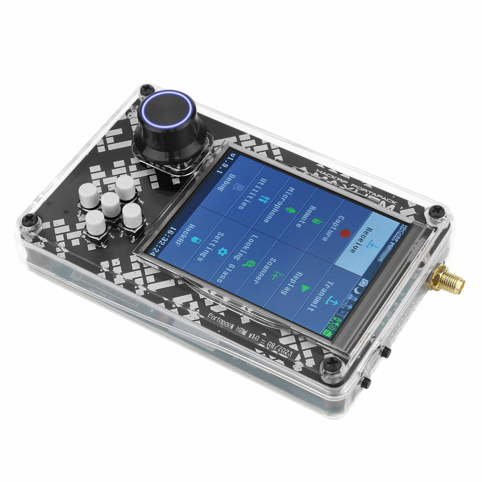 HackRF One R9 V2.0.2 SDR Radio PortaPackH2M avec 5 antennes et câble USB